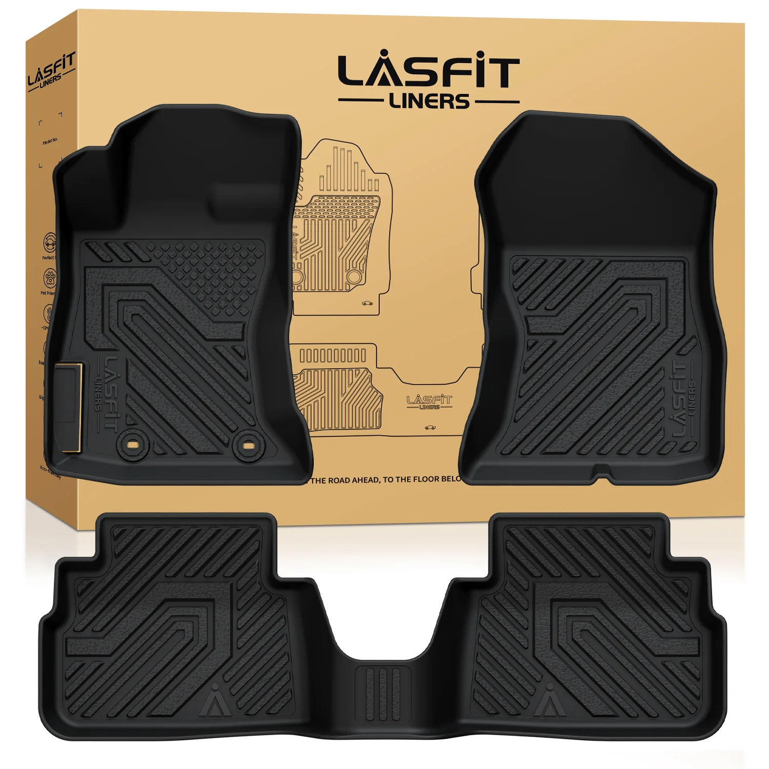 Fit for 2018-2023 Subaru Crosstrek Floor Mats or Cargo Mat, Fit Gas Not Fit Hybrid - Image 16