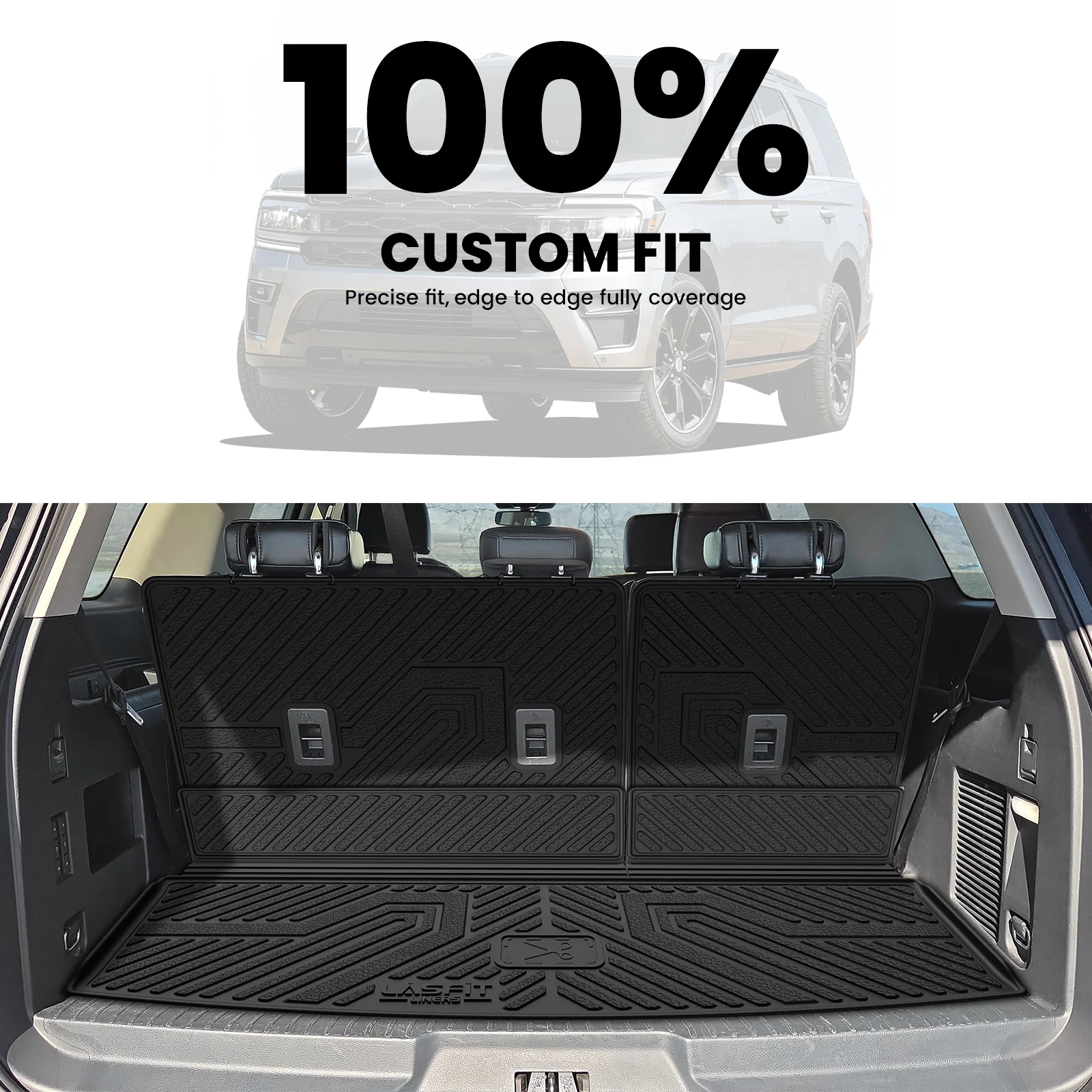 Fit for 2021-2024 Ford Expedition 8 Seats Floor Mats or Seatback & Cargo Mats - Image 21
