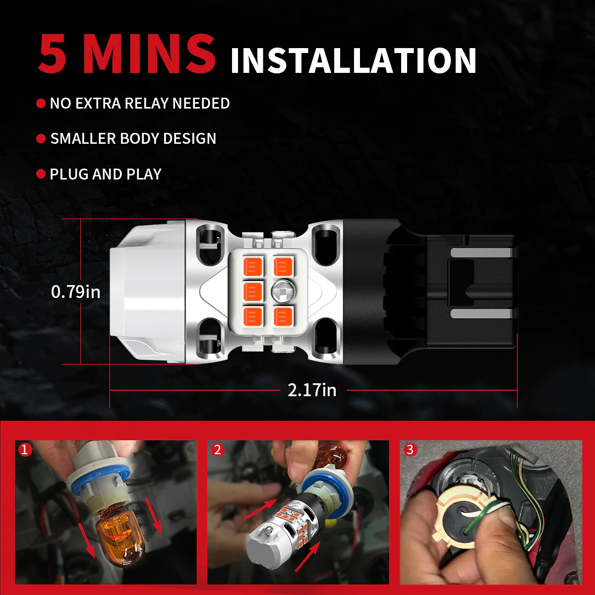 Fit for 2013-2015 Lexus ES350 LED Bulbs Upgrade - Image 18