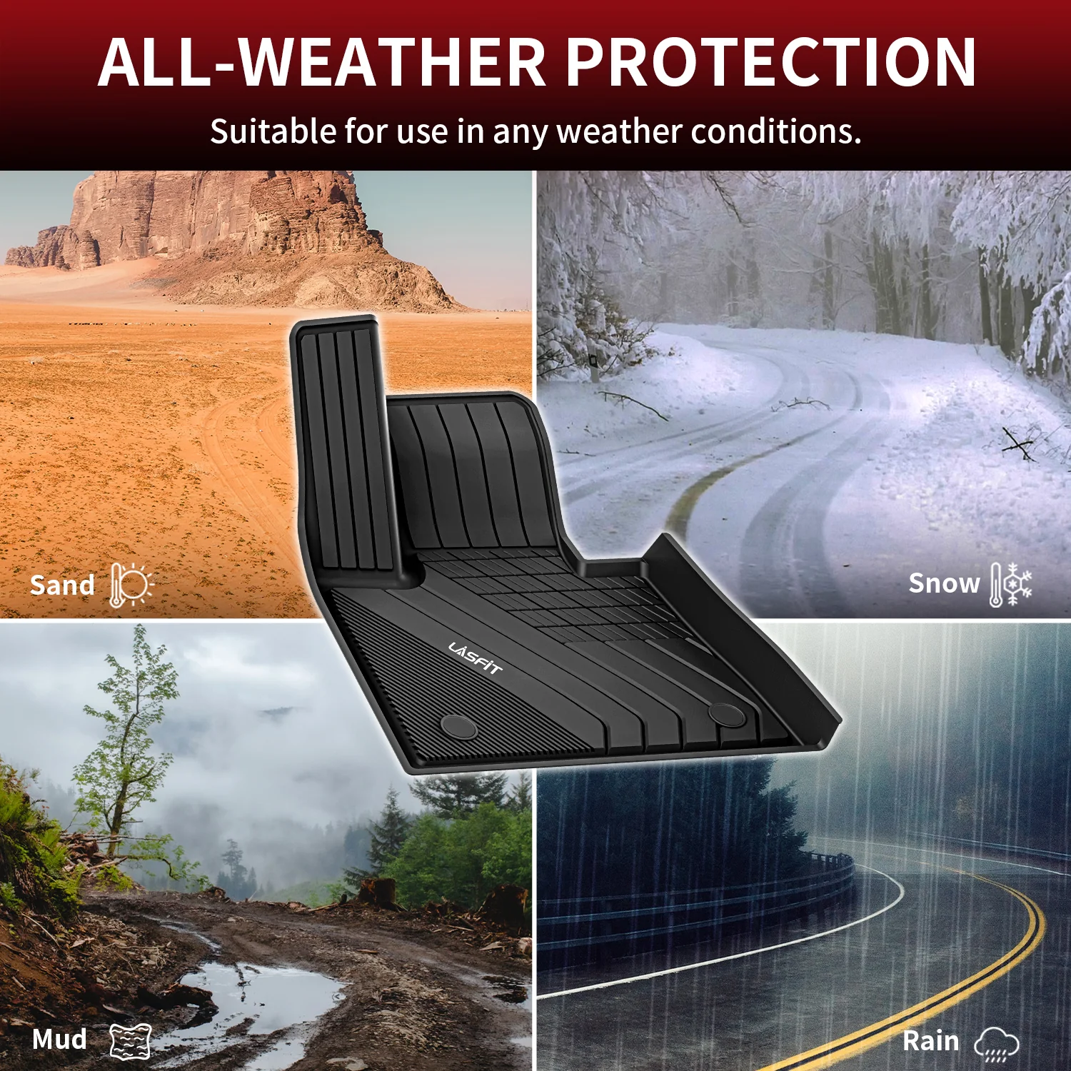 Fit for 2019-2026 BMW X5 Floor Mats or Cargo Mat, Fit 5-seater Only - Image 7