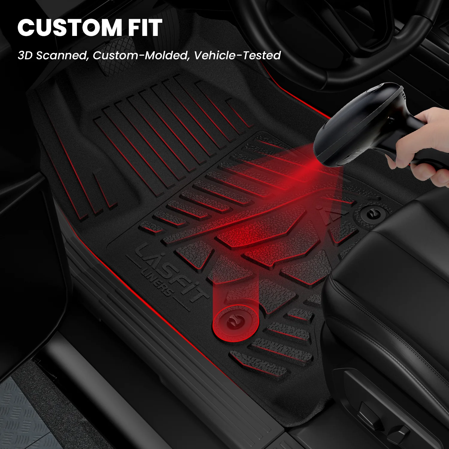 Fit for 2019-2026 Chevrolet Silverado 1500 Floor Mats, Fit Carpet Floor Only, Not Fit 2019 Silverado 1500 LD - Image 11