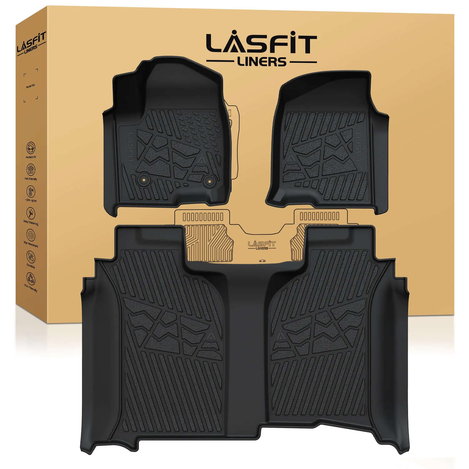 Fit for 2019-2026 Chevrolet Silverado 1500 Floor Mats, Fit Carpet Floor Only, Not Fit 2019 Silverado 1500 LD - Image 18
