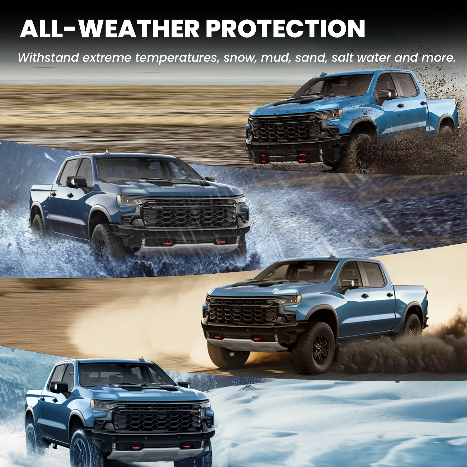 Fit for 2019-2026 Chevrolet Silverado 1500 Floor Mats, Fit Carpet Floor Only, Not Fit 2019 Silverado 1500 LD - Image 21
