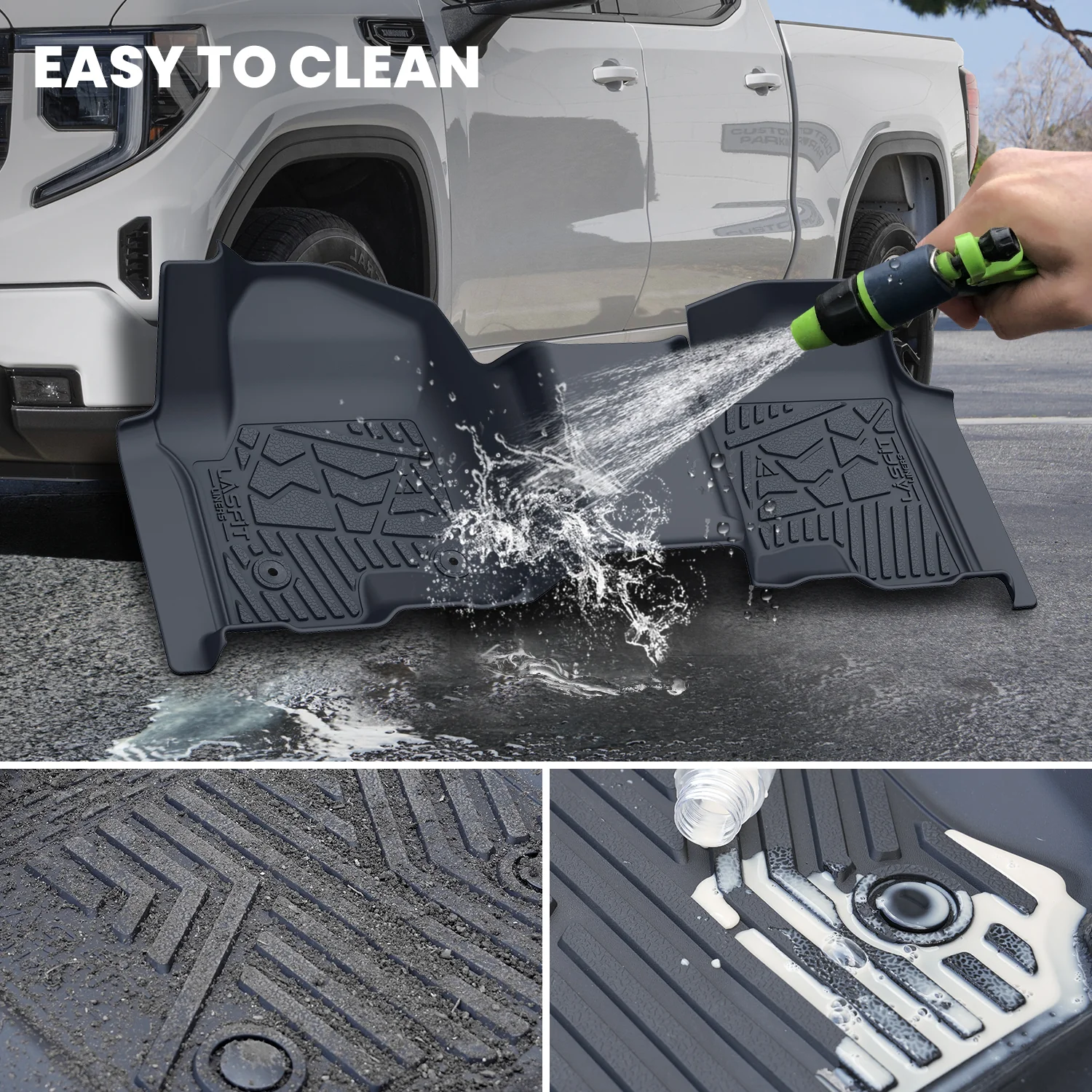 Fit for 2019-2026 Chevrolet Silverado 1500 Floor Mats, Fit Carpet Floor Only, Not Fit 2019 Silverado 1500 LD - Image 33