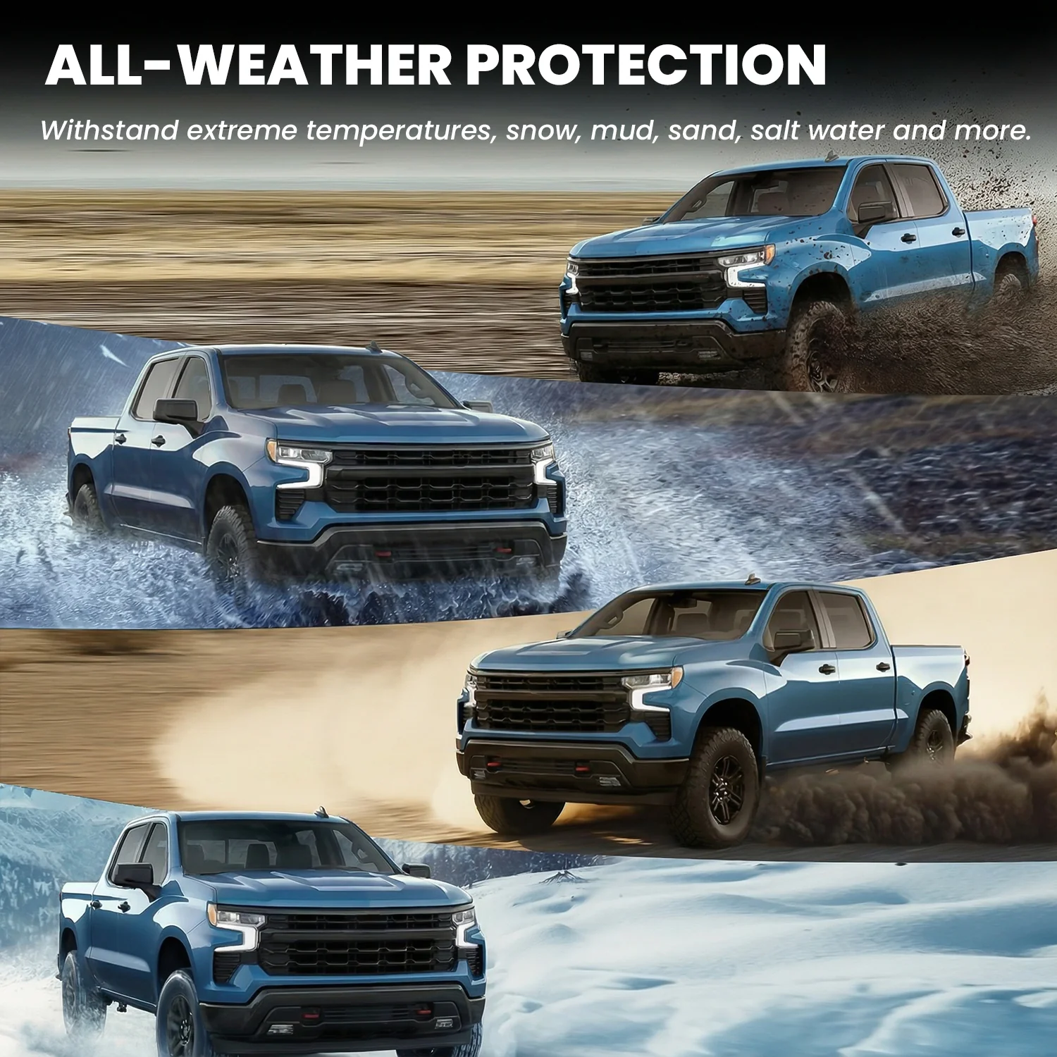 Fit for 2019-2026 Chevrolet Silverado 1500 Floor Mats, Fit Carpet Floor Only, Not Fit 2019 Silverado 1500 LD - Image 57