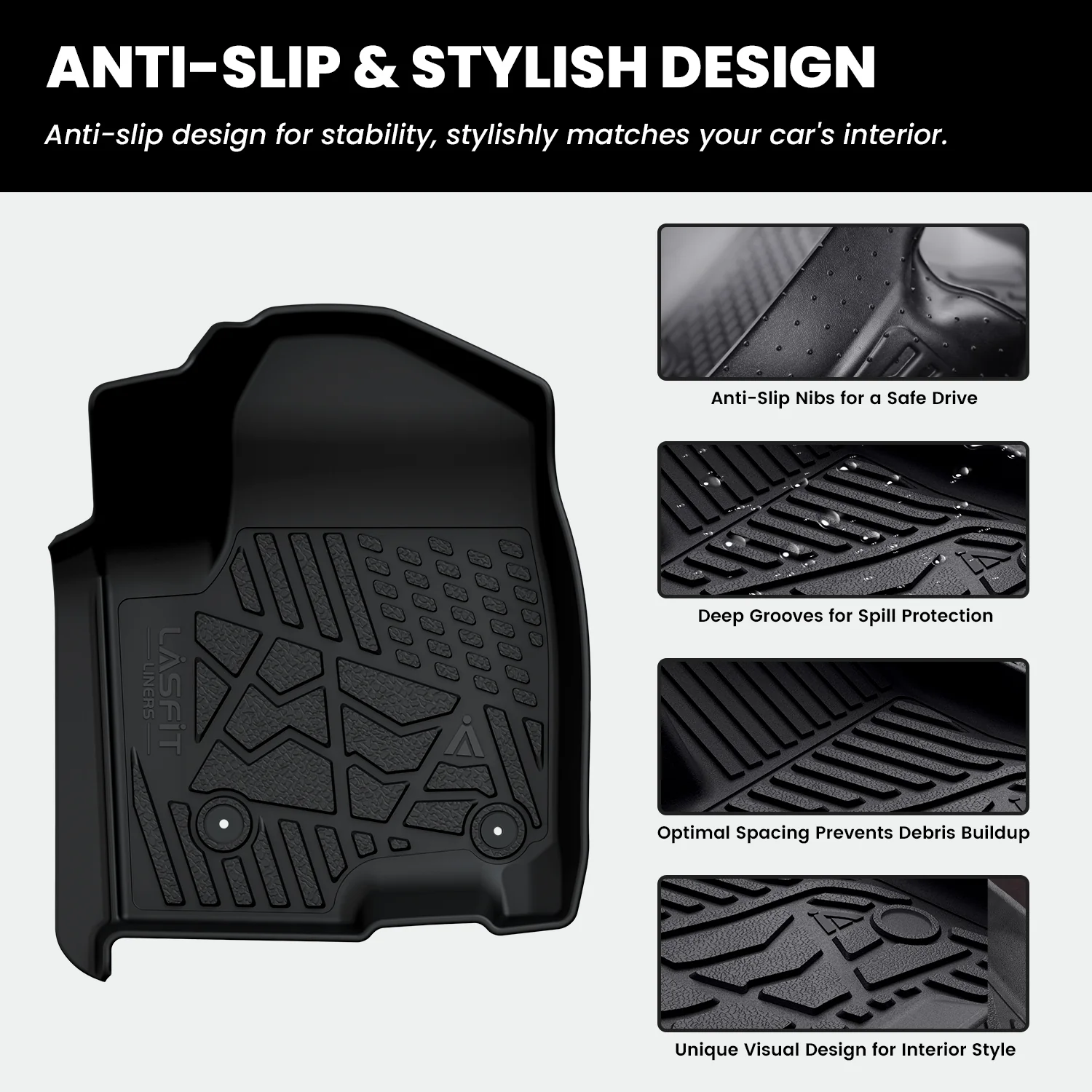 Fit for 2019-2026 Chevrolet Silverado 1500 Floor Mats, Fit Carpet Floor Only, Not Fit 2019 Silverado 1500 LD - Image 61