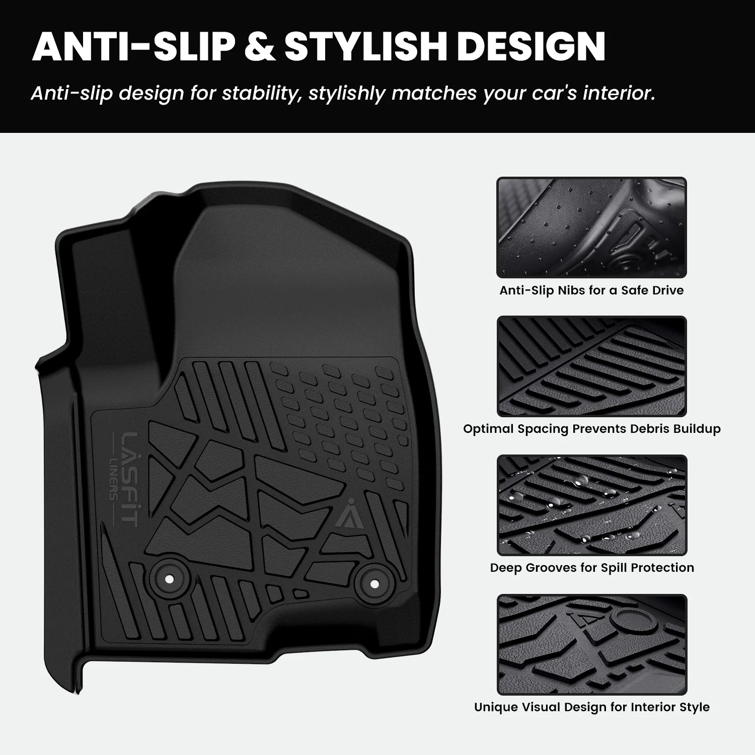 Fit for 2019-2026 Chevrolet Silverado 1500 Floor Mats, Fit Carpet Floor Only, Not Fit 2019 Silverado 1500 LD - Image 70