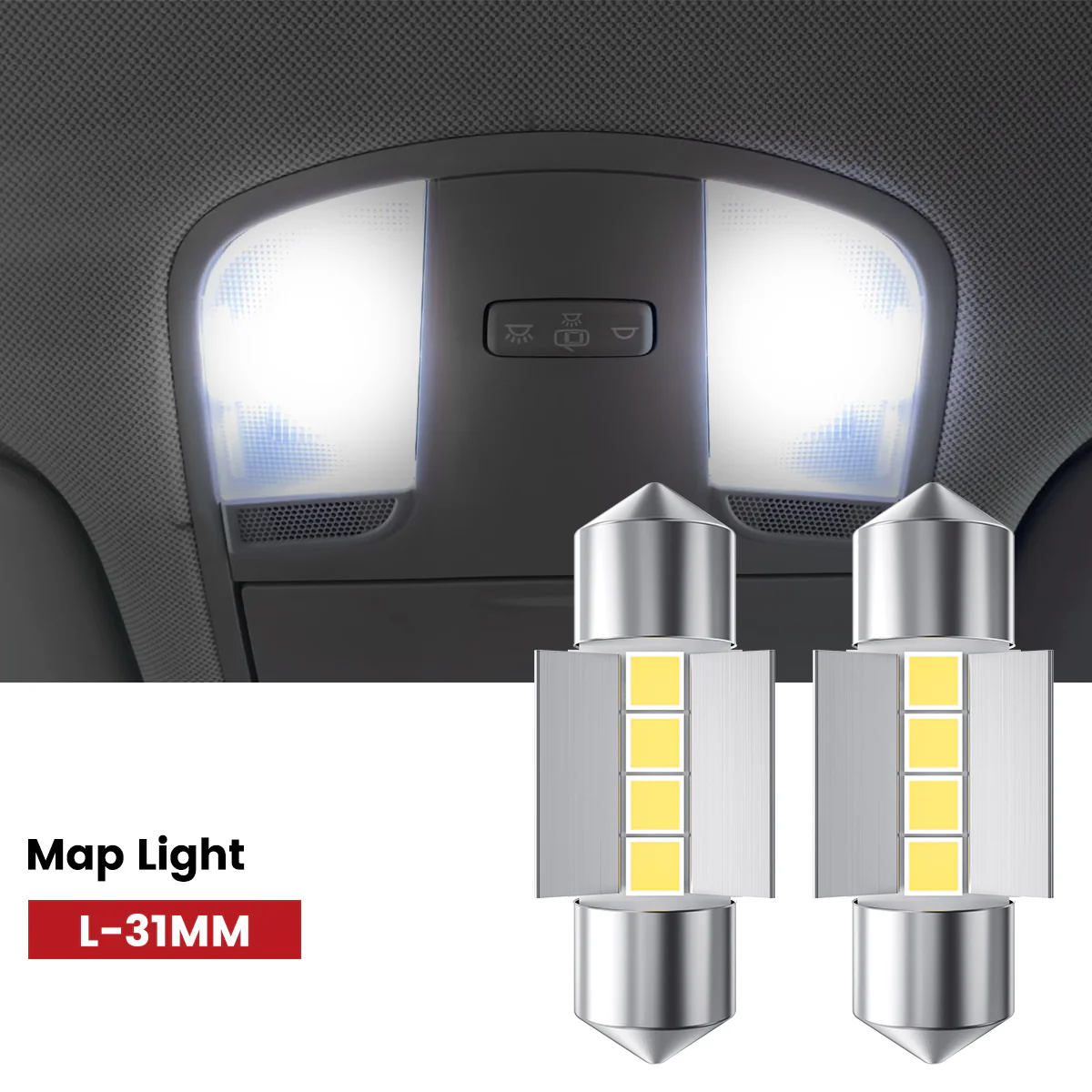 Fit for 2019-2020 Hyundai Santa Fe The Brightest LED Bulbs Upgrade - Image 56