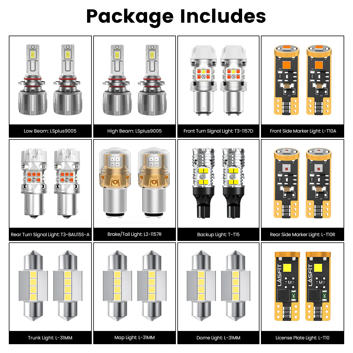 Fit for 2019-2020 Hyundai Santa Fe The Brightest LED Bulbs Upgrade - Image 6