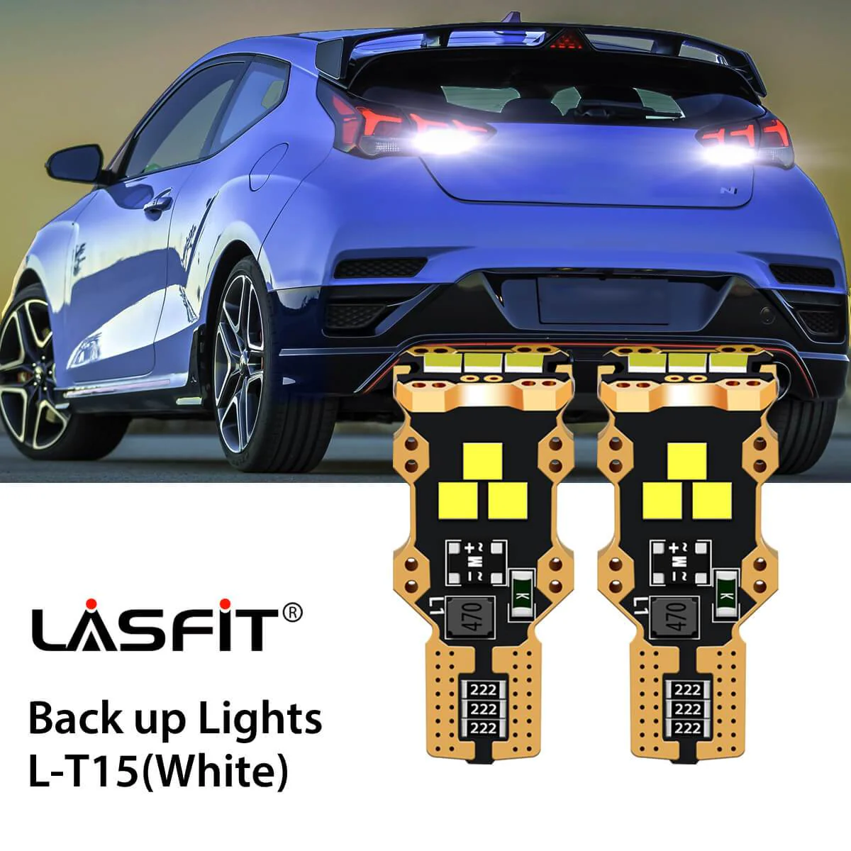 Fit for 2019-2021 Hyundai Veloster Custom H7 LED Bulb Exterior Interior Lights Plug and Play - Image 46