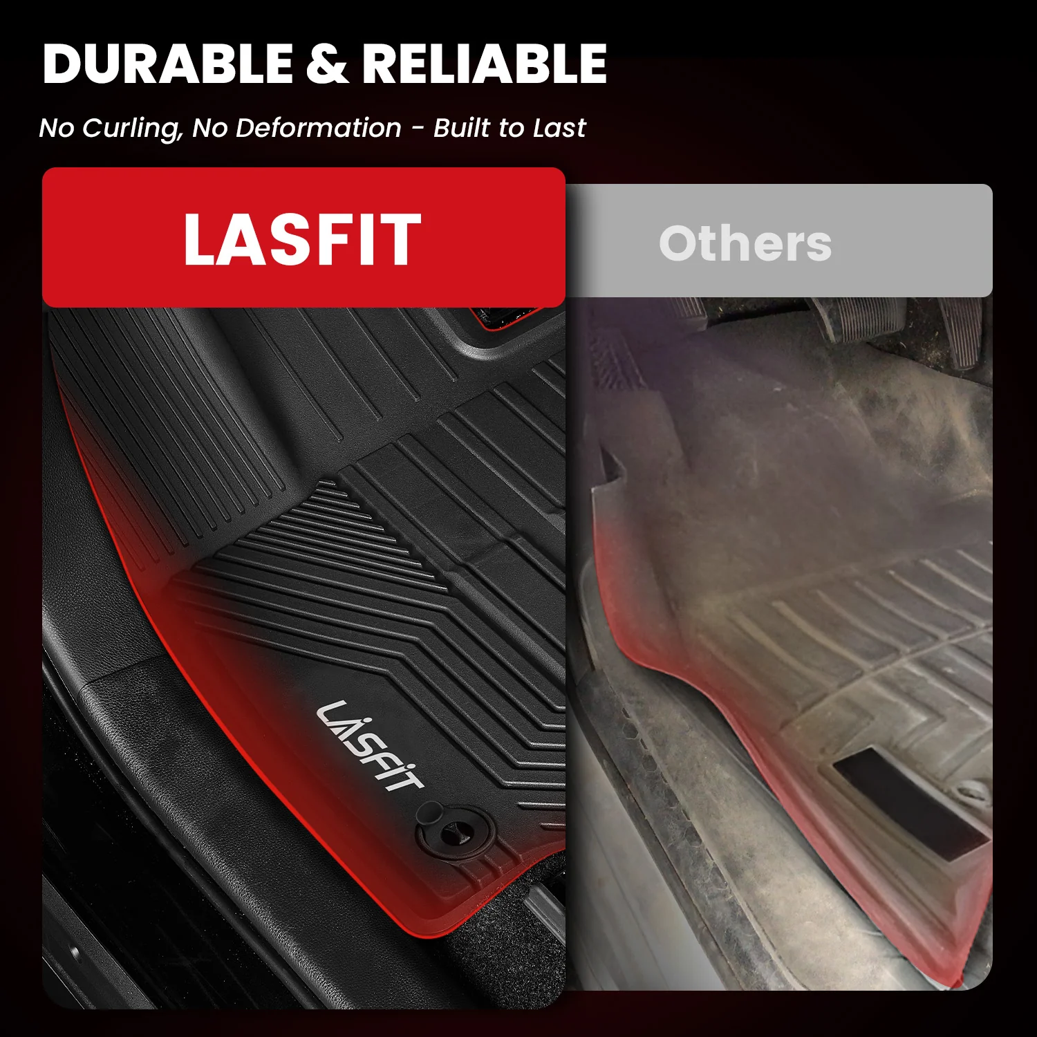 Fit for 2019-2025 Toyota RAV4 All-weather TPE Floor Mats & Cargo Mat - Image 18