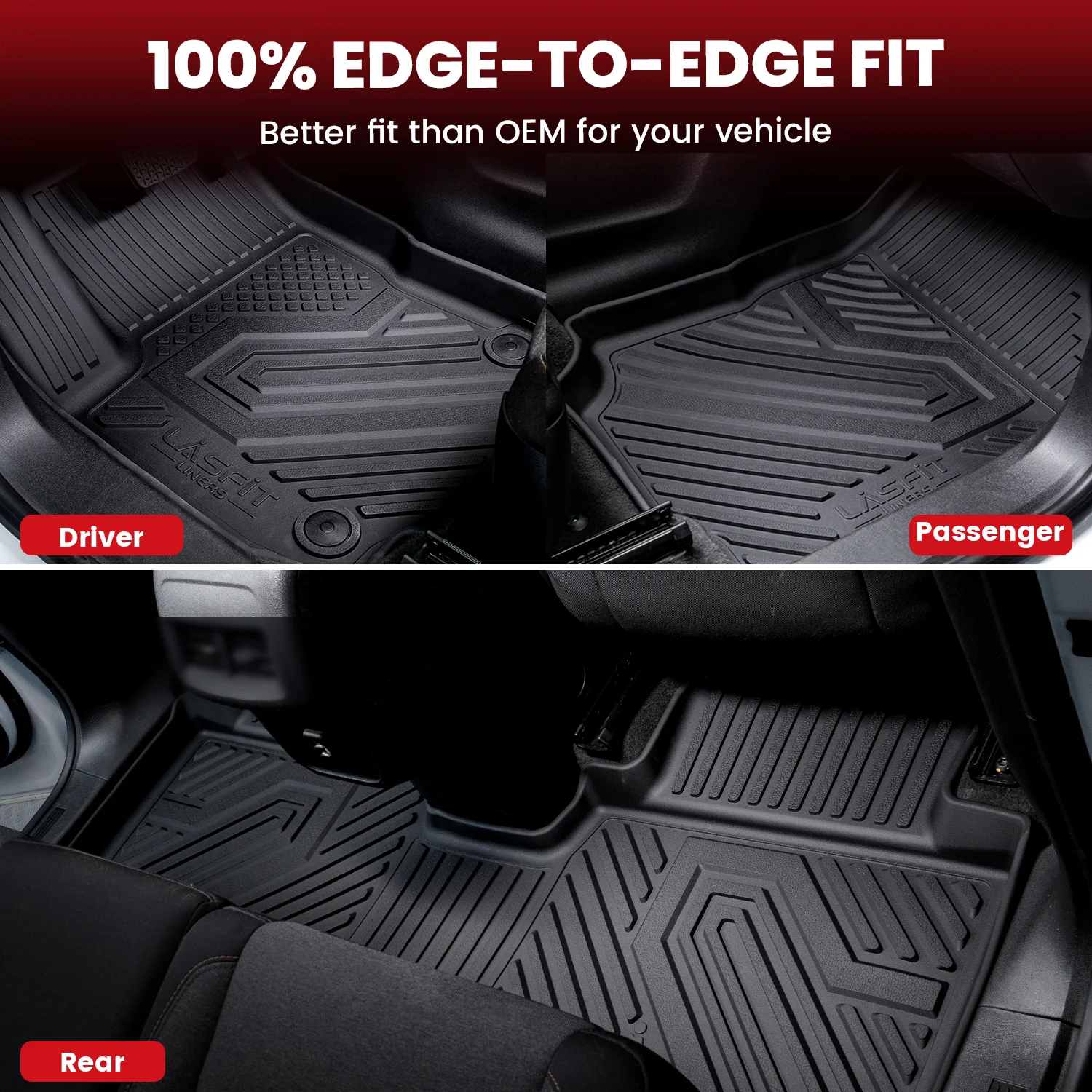 Fit for 2020-2025 Hyundai Palisade Floor Mats or Seatback & Cargo Mat, Fit 7 Seats or 8 Seats - Image 4