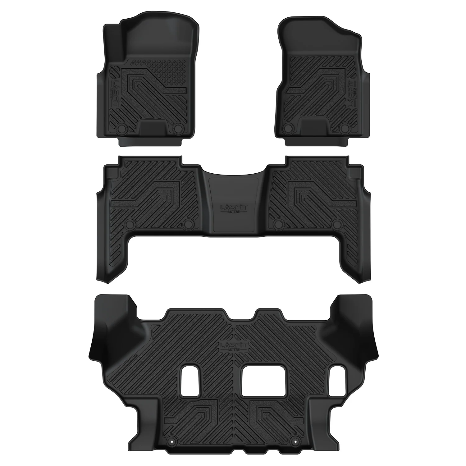 Fit for 2011-2024 Infiniti QX80 Floor Mats or Cargo & Seatback Mats, Fit 8seats(2nd Row Bench Seats) - Image 10