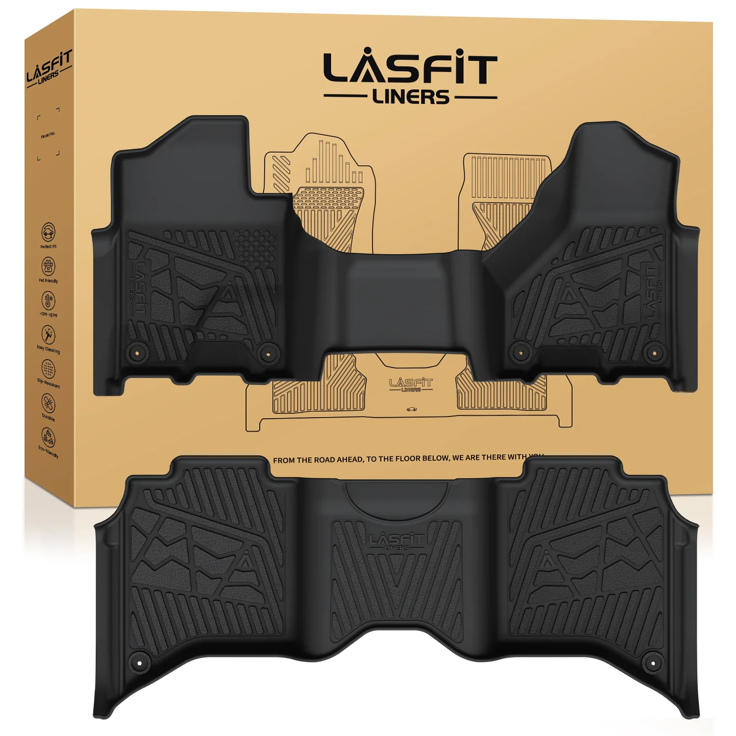 Fit for 2019-2026 Ram 2500 3500 Floor Mats, Fit Without Power Take-Off (PTO) KIT & Carpet Floor Only - Image 18