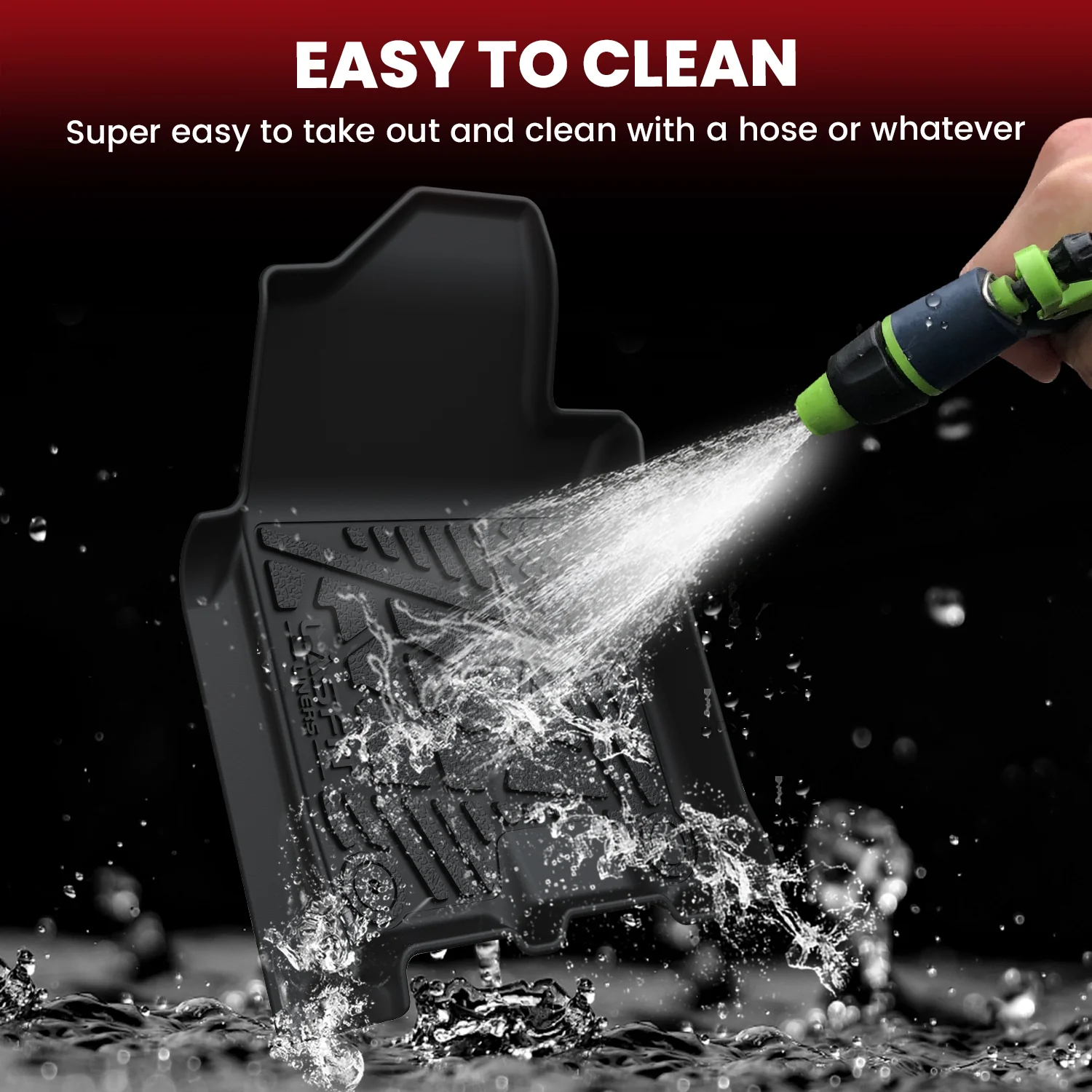 Fit for 2019-2026 Ram 2500 3500 Floor Mats, Fit Without Power Take-Off (PTO) KIT & Carpet Floor Only - Image 6