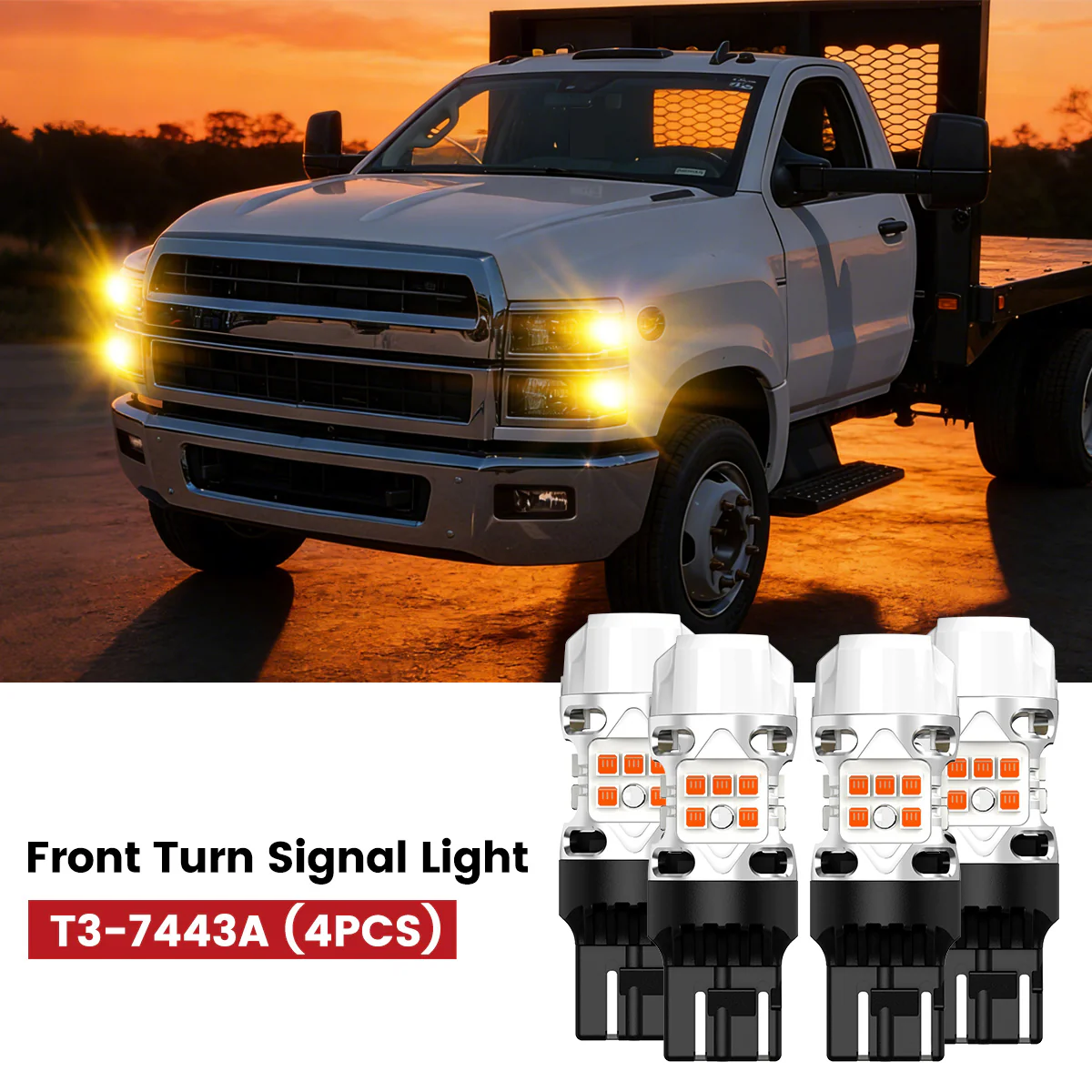 Custom Engineered for 2019-2025 Chevrolet Silverado 4500 5500 6500 LED Bulbs Upgrade - Image 13