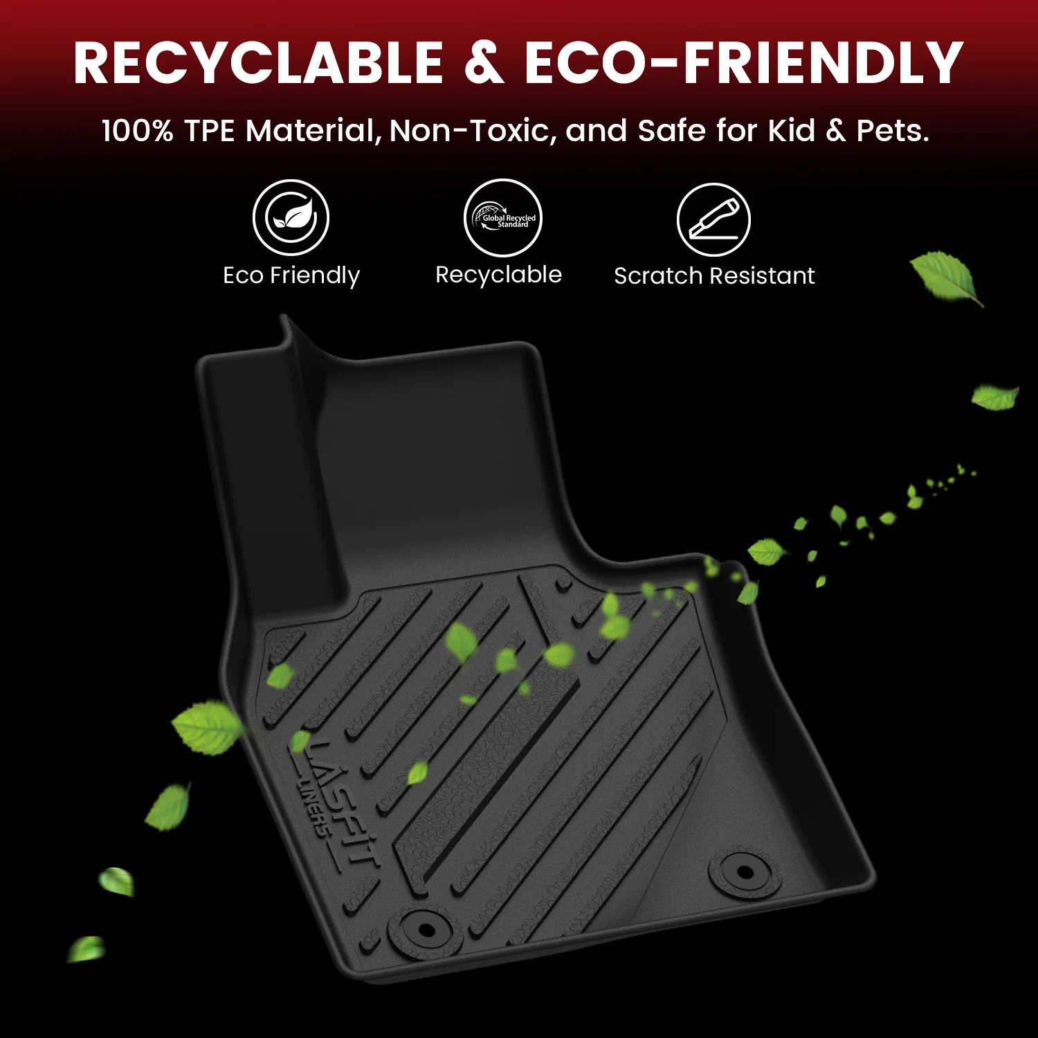 Fit for 2019-2026 Mazda Mazda3 All-weather Floor Mats - Image 15
