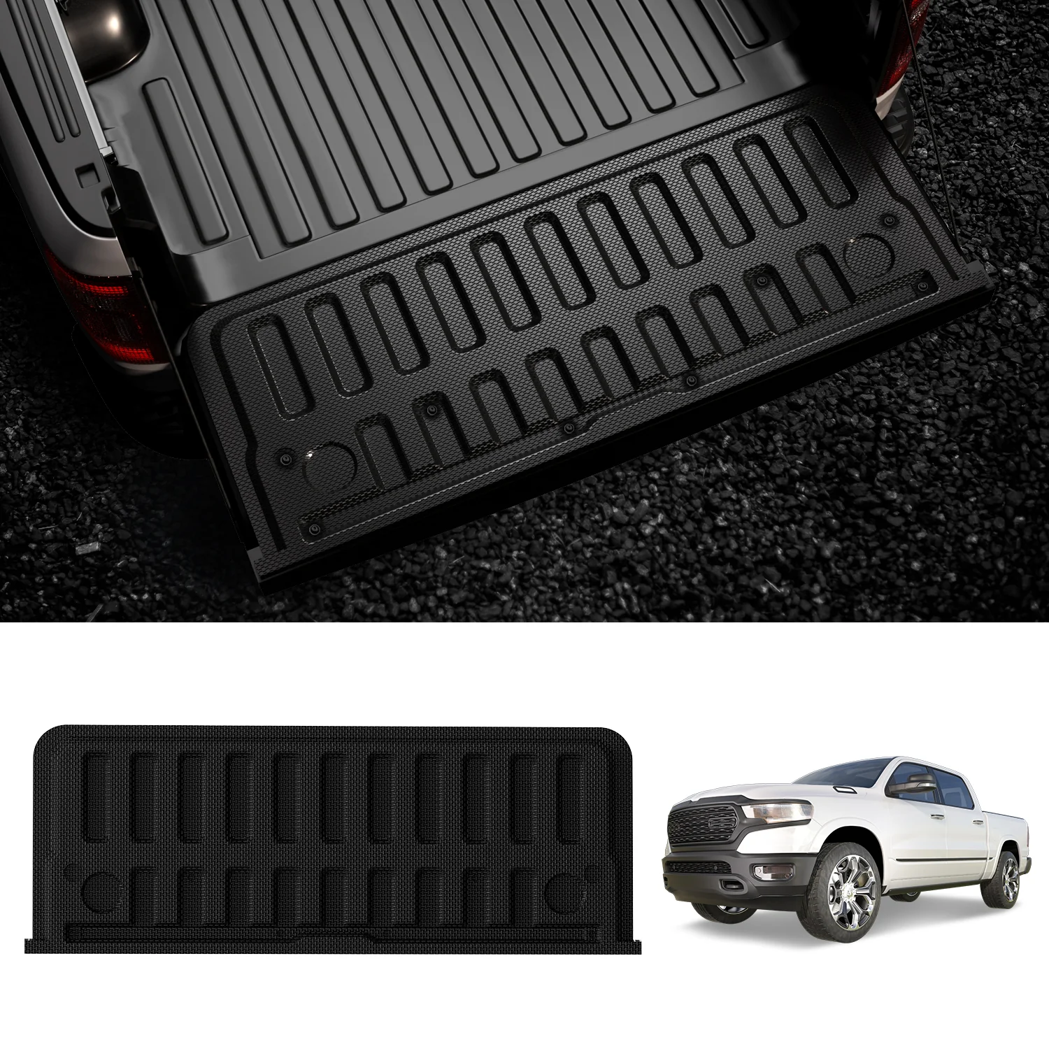 Fit for 2019-2026 Ram 1500 Truck Tailgate Mat, Not Fit Drop-in liners - Image 9