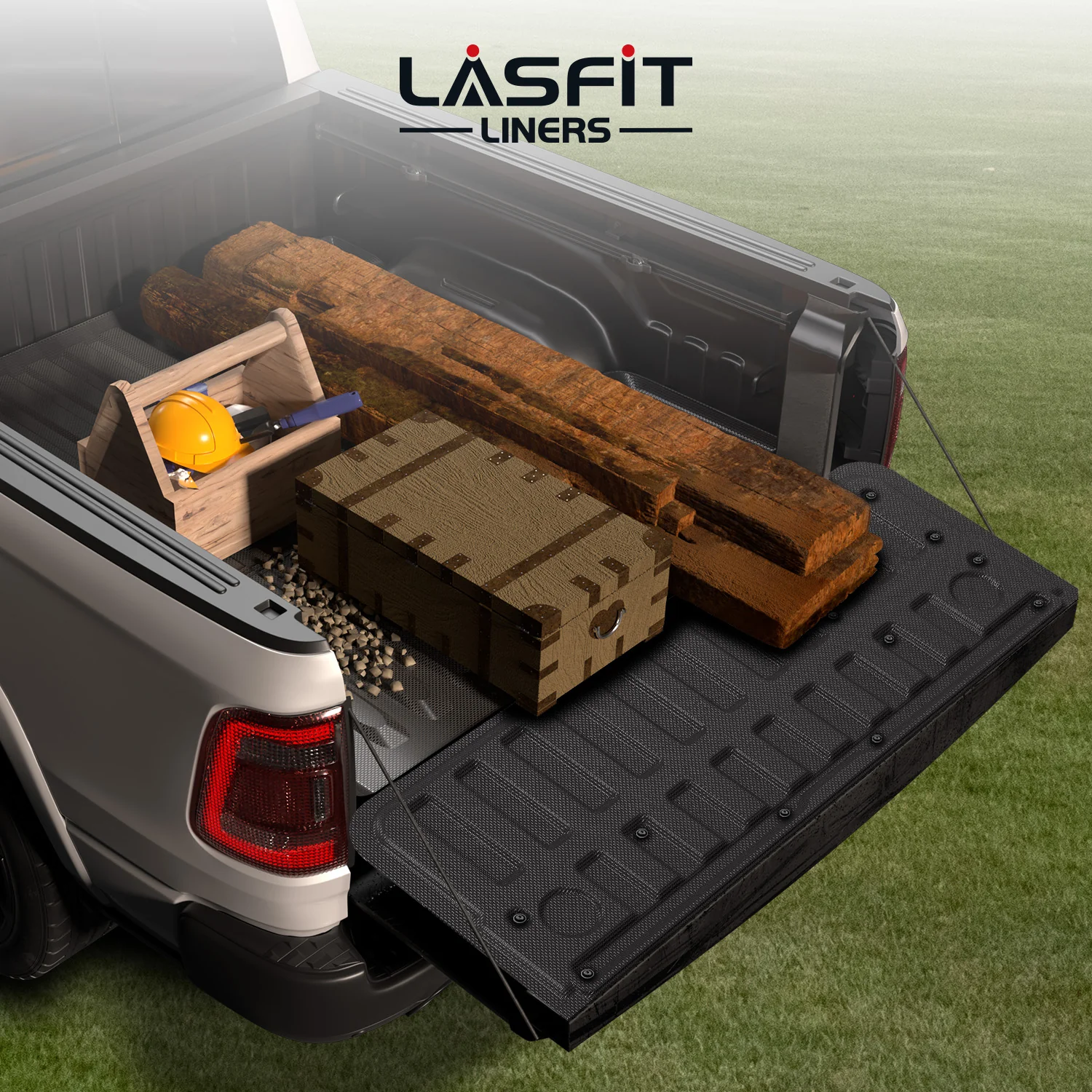 Fit for 2019-2026 Ram 1500 Truck Tailgate Mat, Not Fit Drop-in liners - Image 19