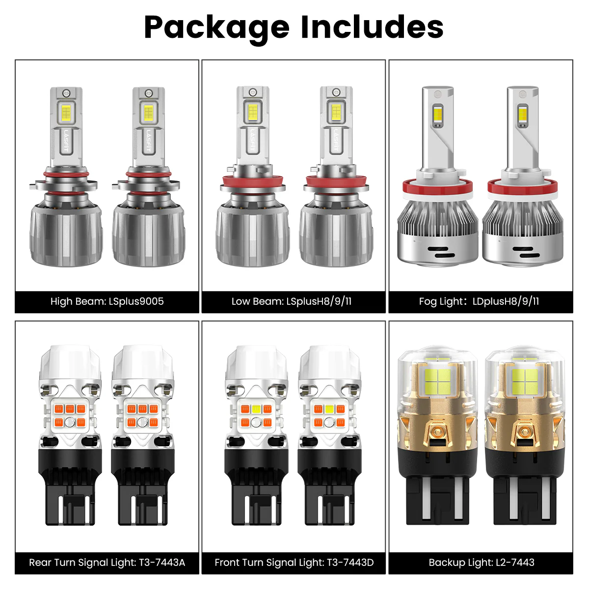 Fit for 2020-2022 Ford Escape The Brightest LED Bulbs Upgrade | Tested and Verified - Image 2
