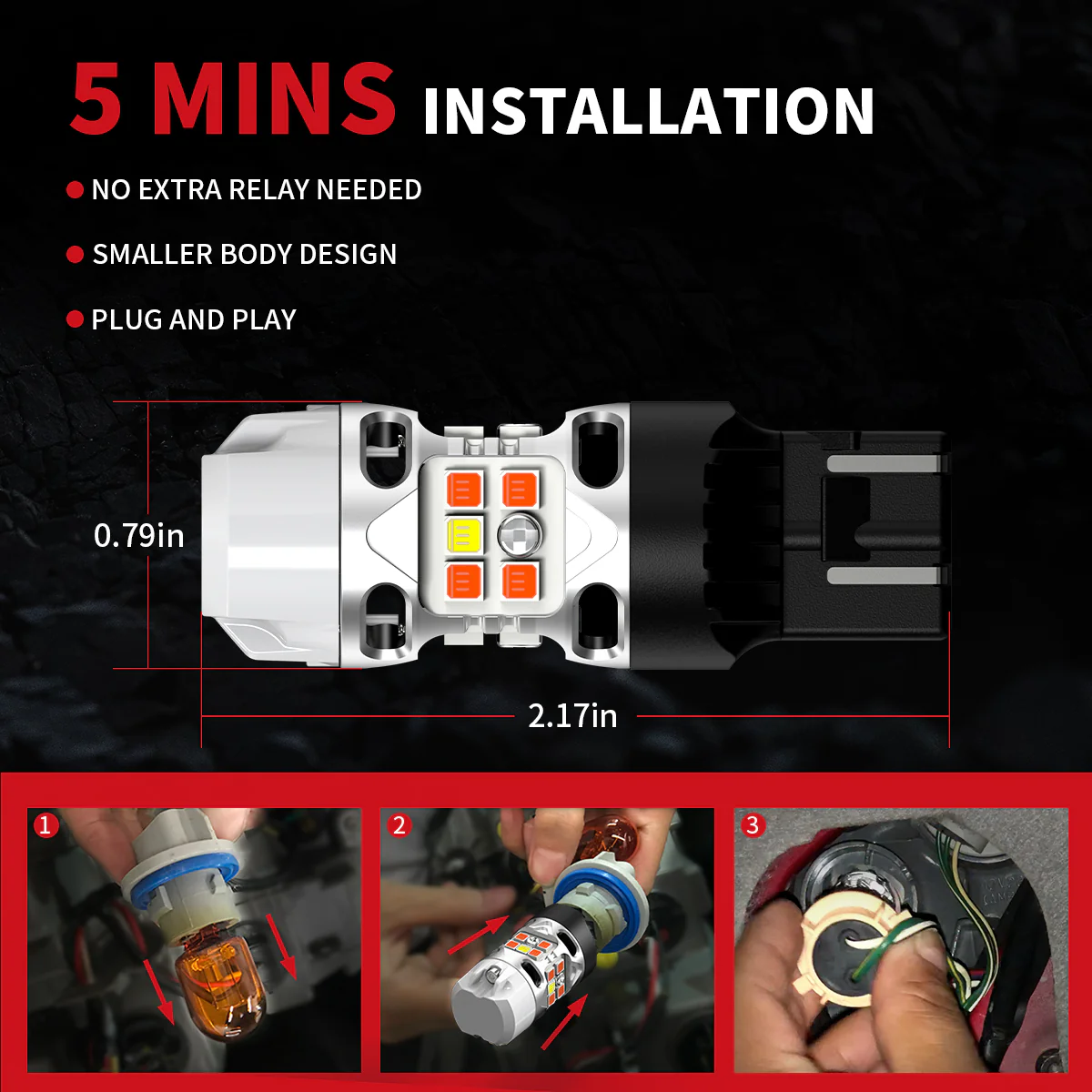 Fit for 2020-2022 Ford Escape The Brightest LED Bulbs Upgrade | Tested and Verified - Image 27