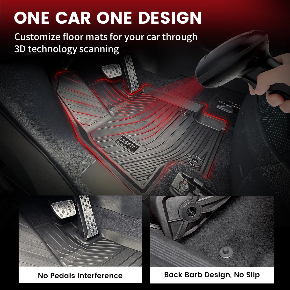 Fit for 2020-2026 Toyota Highlander Floor Mats or Cargo Mat, Fit Gasoline & 8 Seats Only, Not for Grand Highlander - Image 2