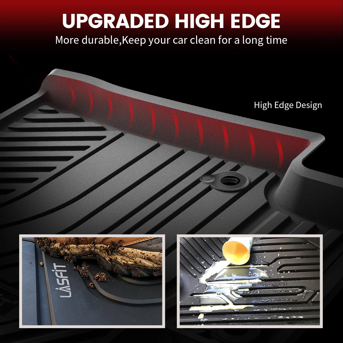 Fit for 2020-2026 Toyota Highlander Floor Mats or Cargo Mat, Fit Gasoline & 8 Seats Only, Not for Grand Highlander - Image 4