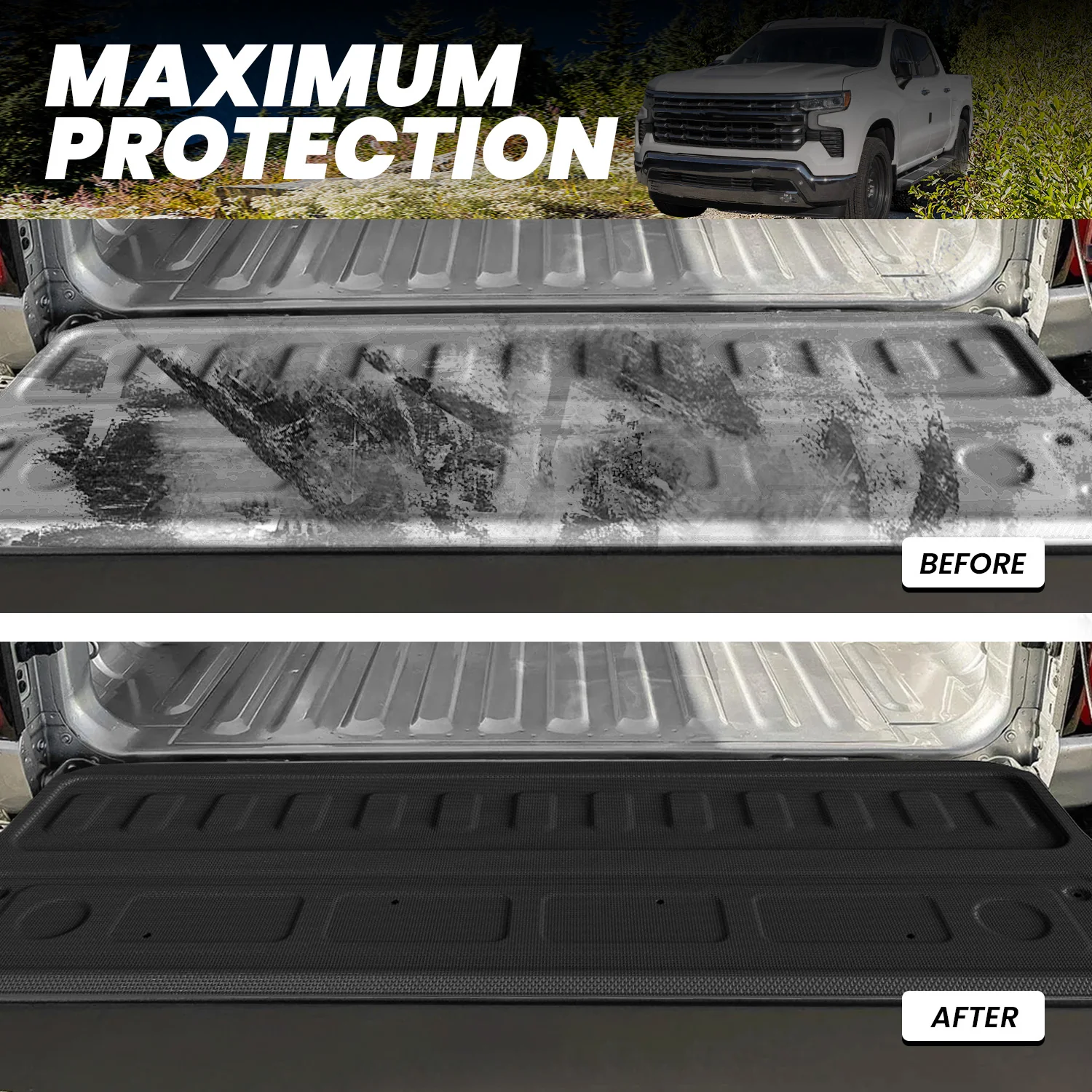Fit for 2020-2026 Chevrolet Silverado 2500HD 3500HD 6.8FT Bed Mat or Tailgate Mat, Not for 5th Wheel Package - Image 14