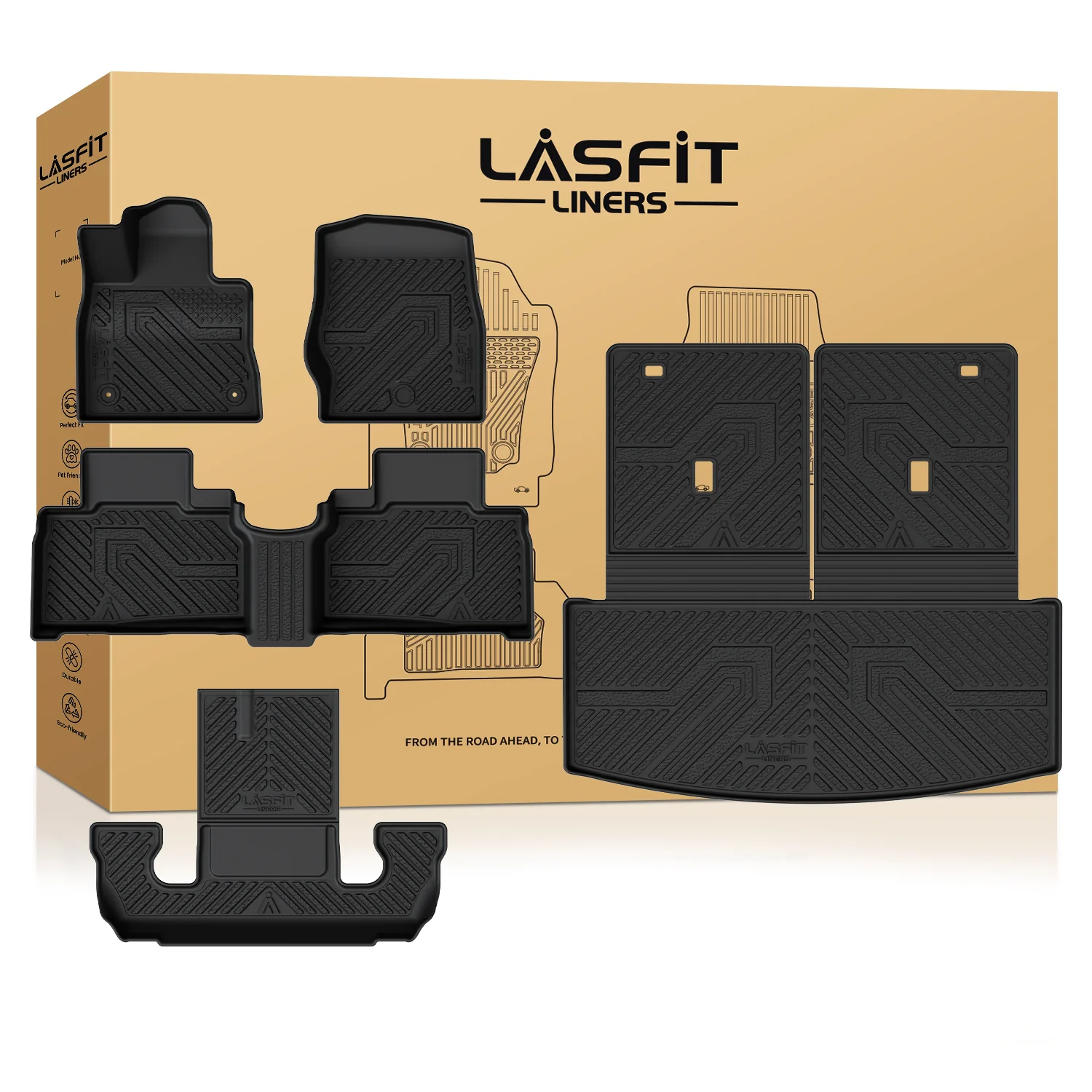 Fit for 2020-2026 Ford Explorer Floor Mats or Seatback & Cargo Mats - Image 52