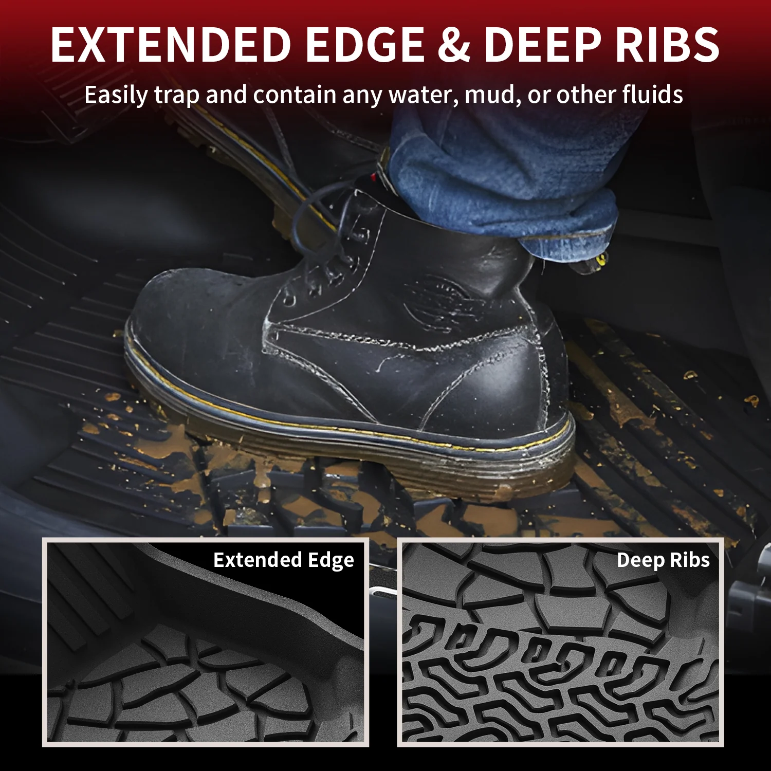 Fit for 2021-2026 Ford Bronco Custom Floor Mats or Cargo Mat, Not For Sport, Fit 4-Door & Not Rubberized Flooring - Image 11