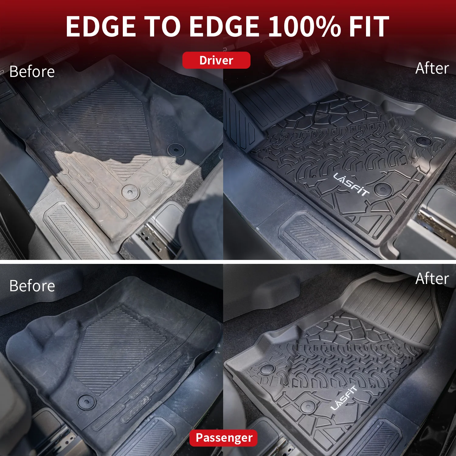 Fit for 2021-2026 Ford Bronco Custom Floor Mats or Cargo Mat, Not For Sport, Fit 4-Door & Not Rubberized Flooring - Image 13