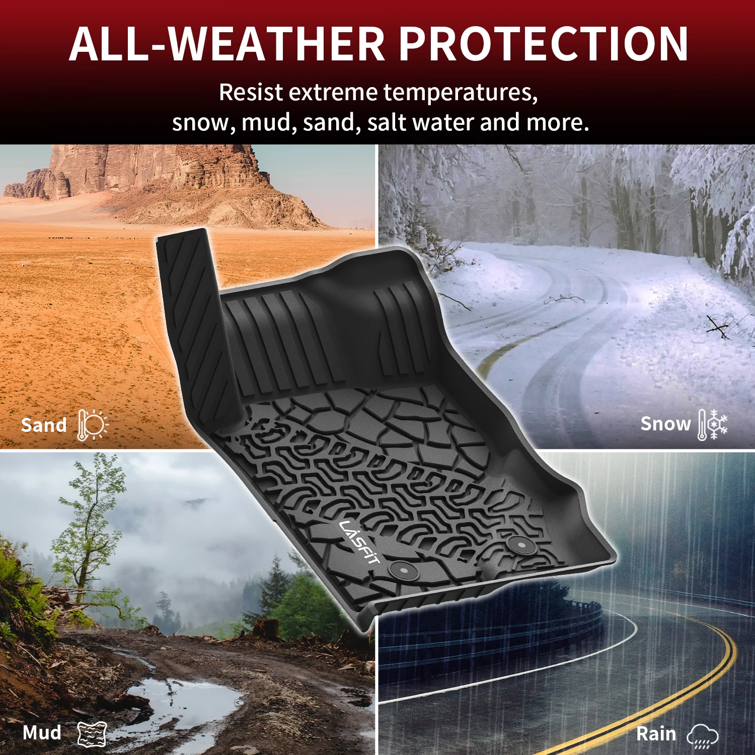 Fit for 2021-2026 Ford Bronco Custom Floor Mats or Cargo Mat, Not For Sport, Fit 4-Door & Not Rubberized Flooring - Image 15