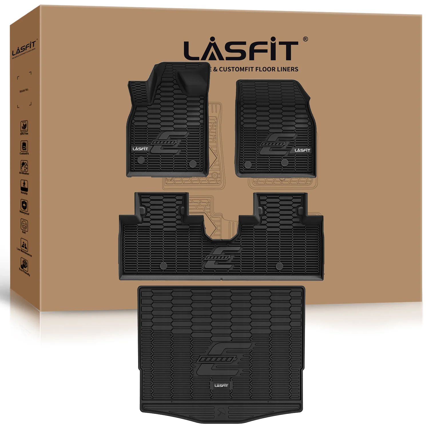 Fit for 2021-2026 Ford Mustang Mach-E Floor Mats or Cargo Mat - Image 11