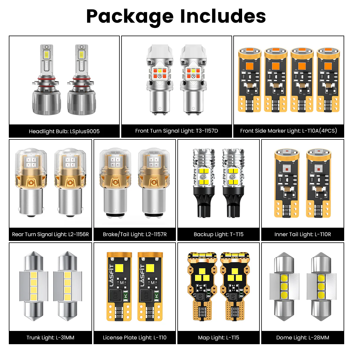 Fit for 2021-2023 Kia Seltos The Brightest LED Bulbs Upgrade | Tested and Verified - Image 3