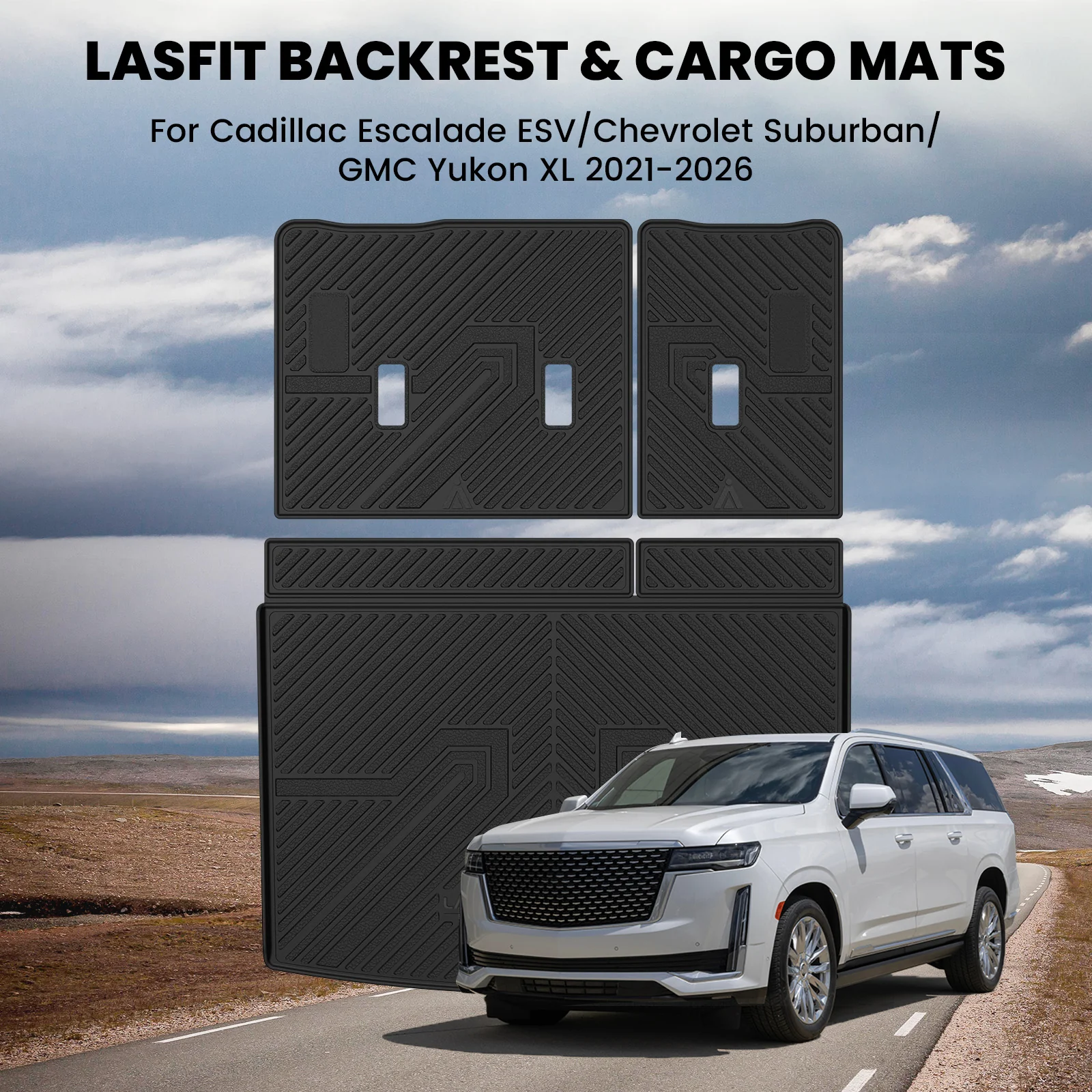 Fit for 2021–2026 Cadillac Escalade ESV Individual Floor Mats or Cargo Mats - Image 9