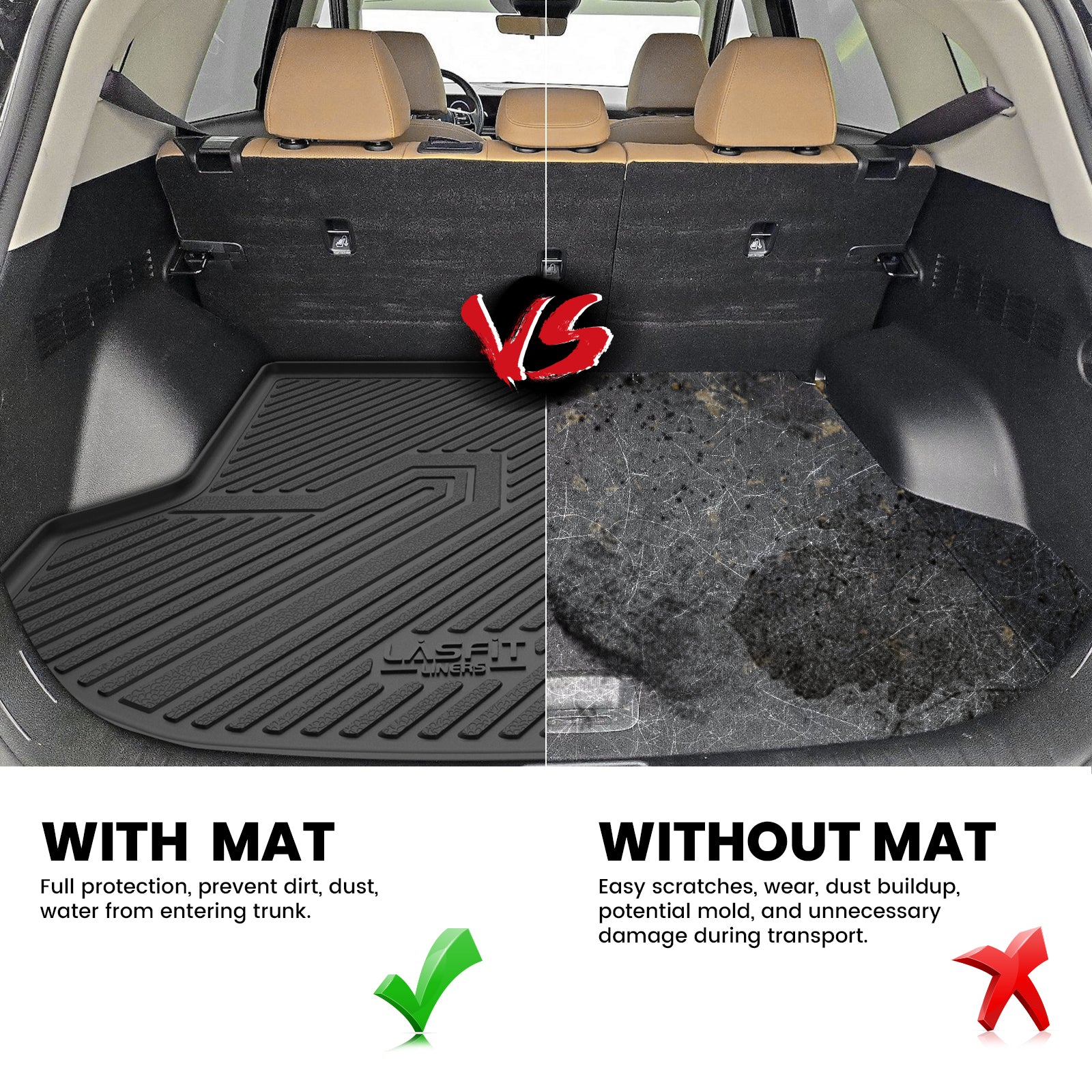 Fit for 2021-2026 Kia Seltos Floor Mats or Cargo Mat, Not Fit 2025+ EX Trim - Image 13