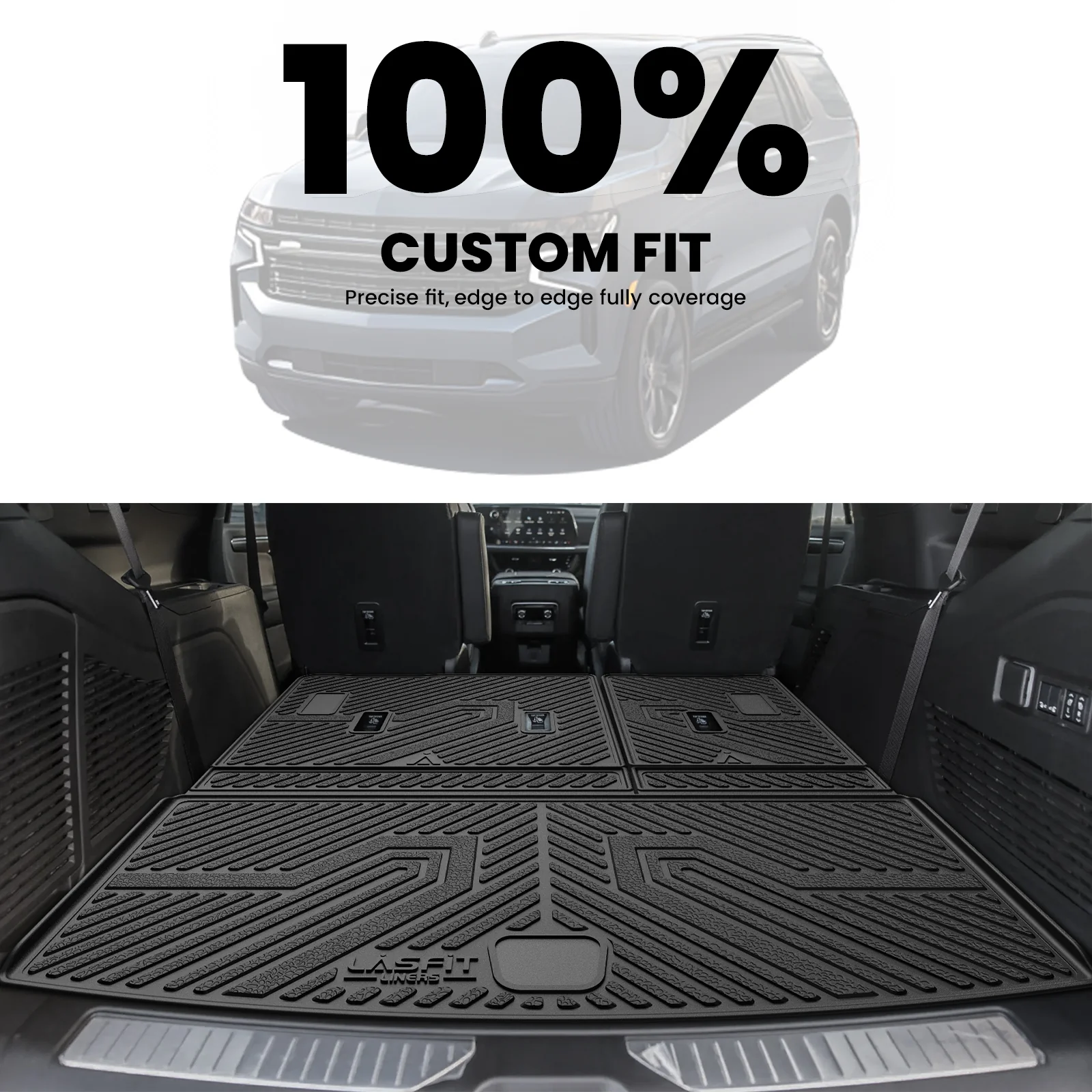 Fit for 2021-2026 Cadillac Escalade Floor Mats or Seatback & Cargo Mat, Not for ESV or 2025 Escalade IQ - Image 29