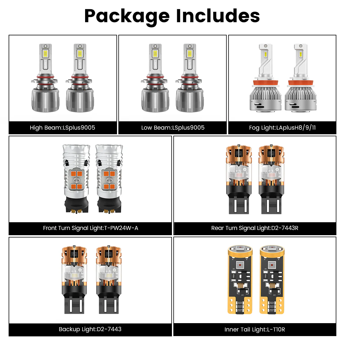 Fit for 2020-2025 Chrysler Pacifica LED Bulbs Upgrade - Image 2