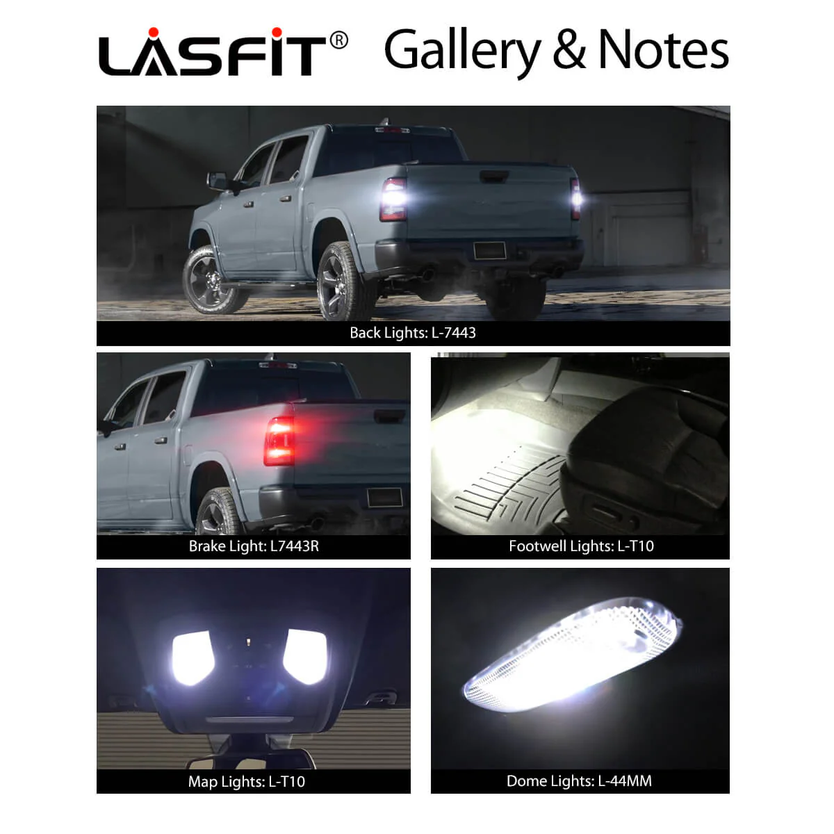 Fit for 2019-2024 Ram 1500 LED Bulbs Upgrade | Tested and Verified - Image 12