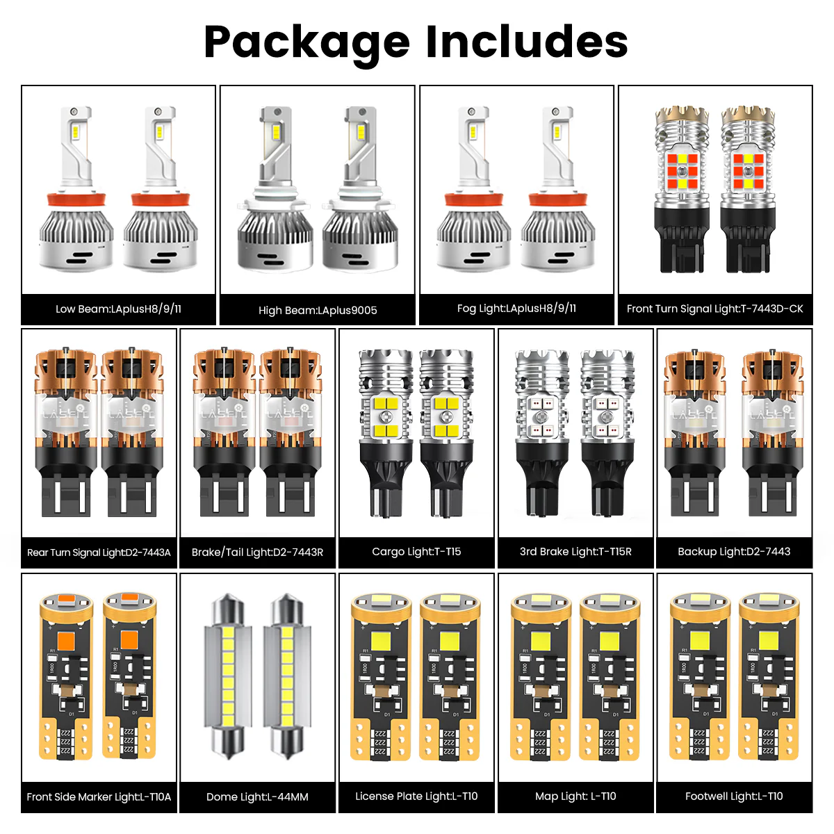 Fit for 2019-2024 Ram 1500 LED Bulbs Upgrade | Tested and Verified - Image 3