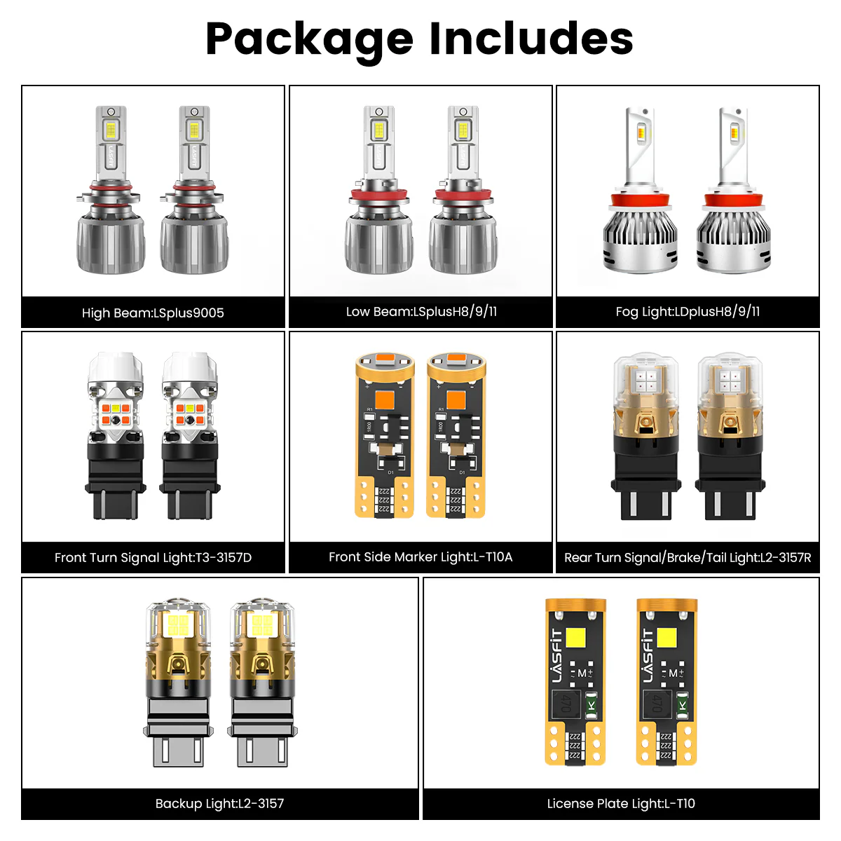 Fit for 2022-2023 Ford E-Transit The Brightest LED Bulbs Upgrade | Tested and Verified - Image 2