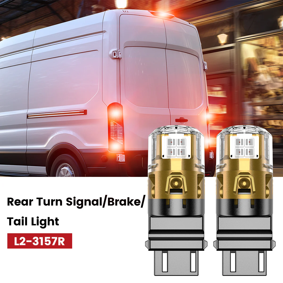 Fit for 2022-2023 Ford E-Transit The Brightest LED Bulbs Upgrade | Tested and Verified - Image 30