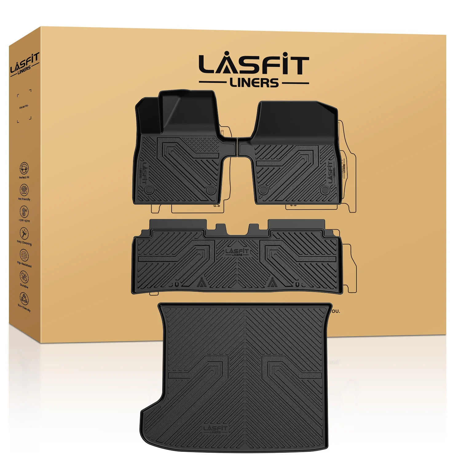 Fit for 2022-2024 Kia EV6 Floor Mats or Cargo Mat - Image 9