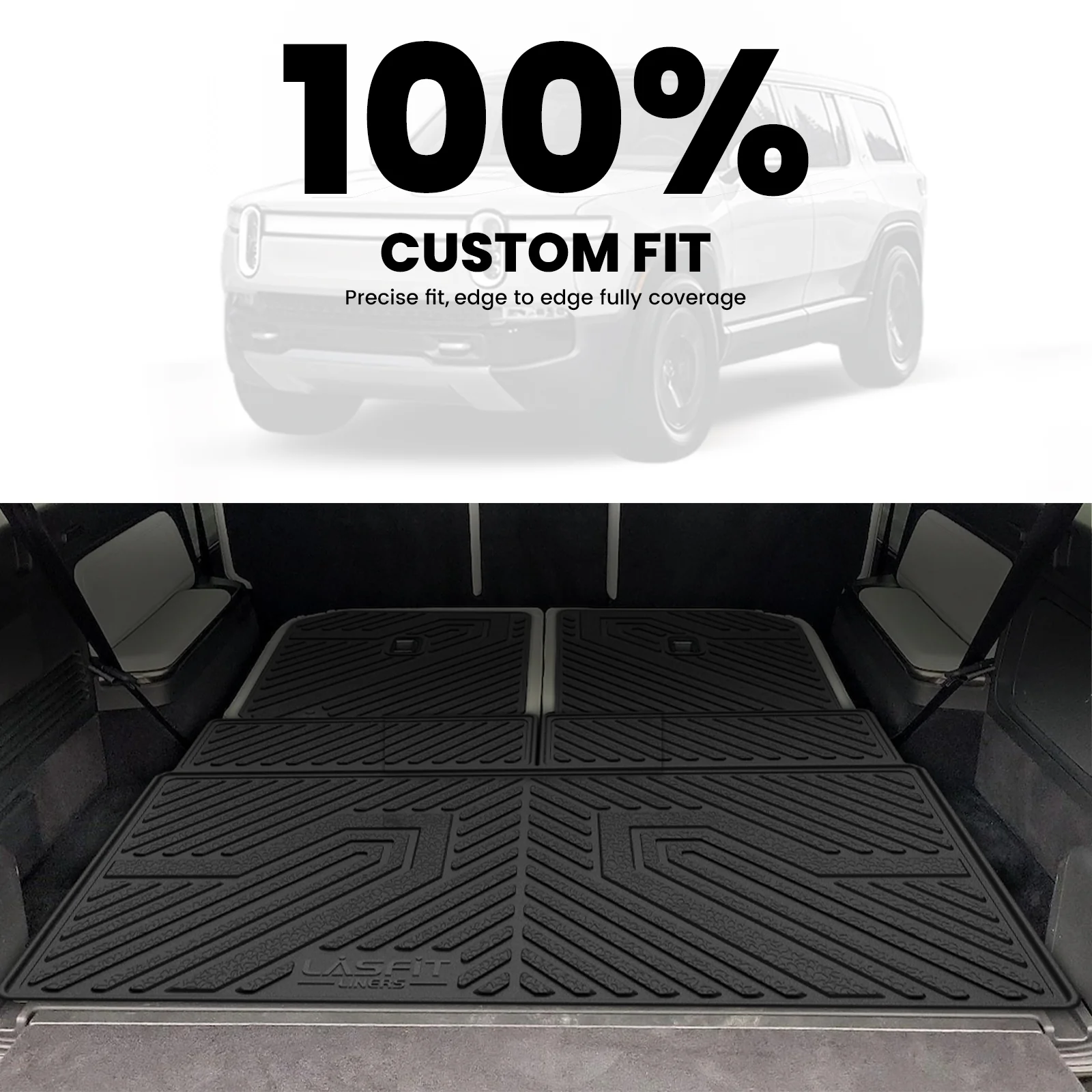 Fit for 2022-2024 Rivian R1S Floor Mats or Seatback & Cargo Mats - Image 16