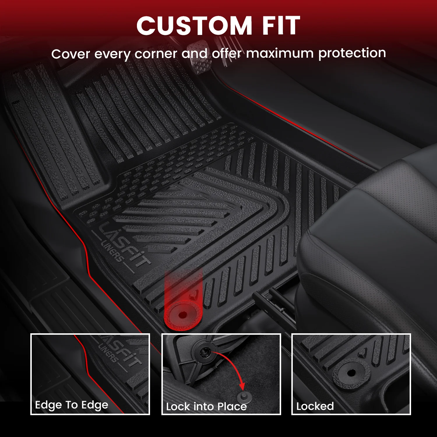 Fit for 2022-2024 Rivian R1S Floor Mats or Seatback & Cargo Mats - Image 5
