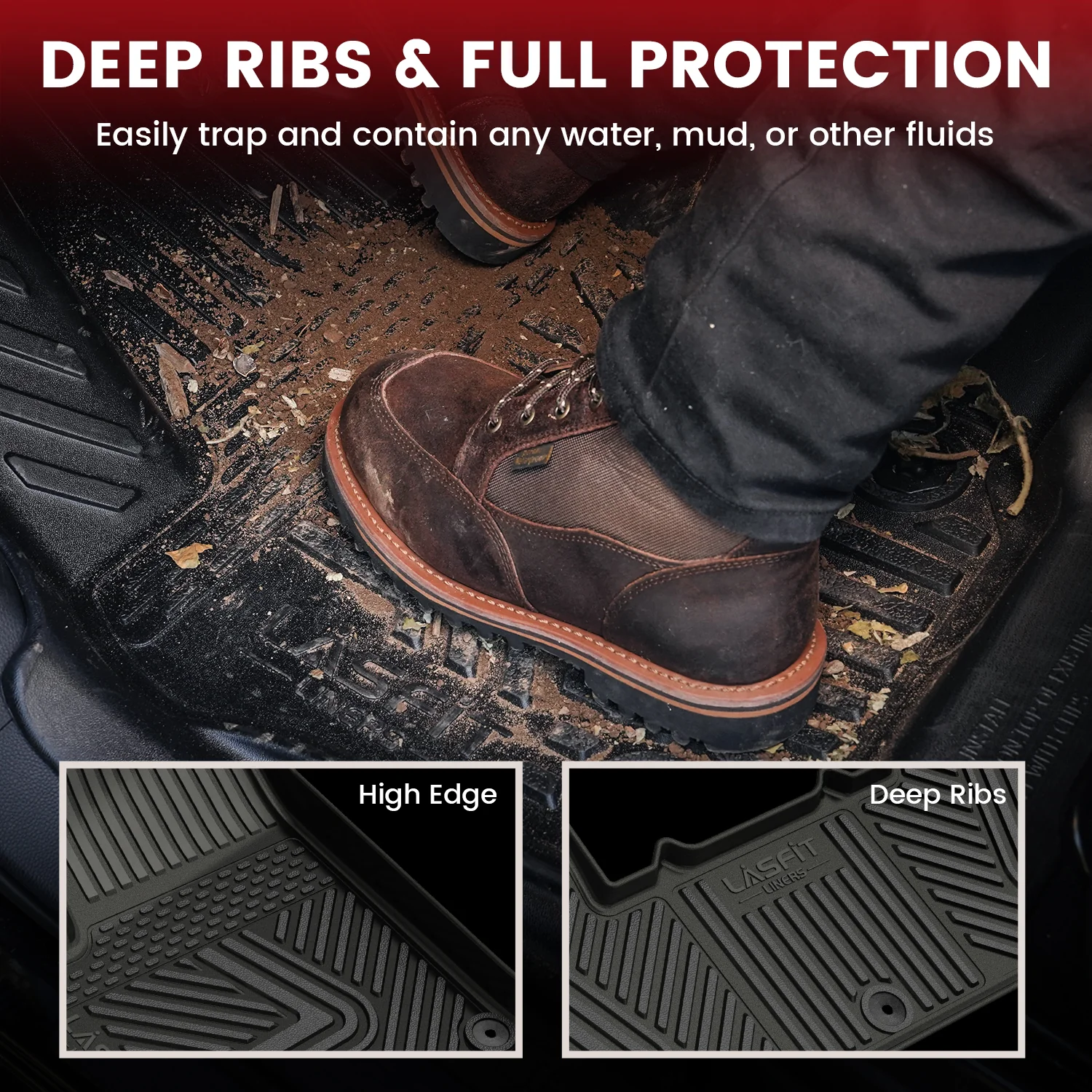 Fit for 2022-2024 Rivian R1T Floor Mats or Cargo Mat or Frunk Mat - Image 3