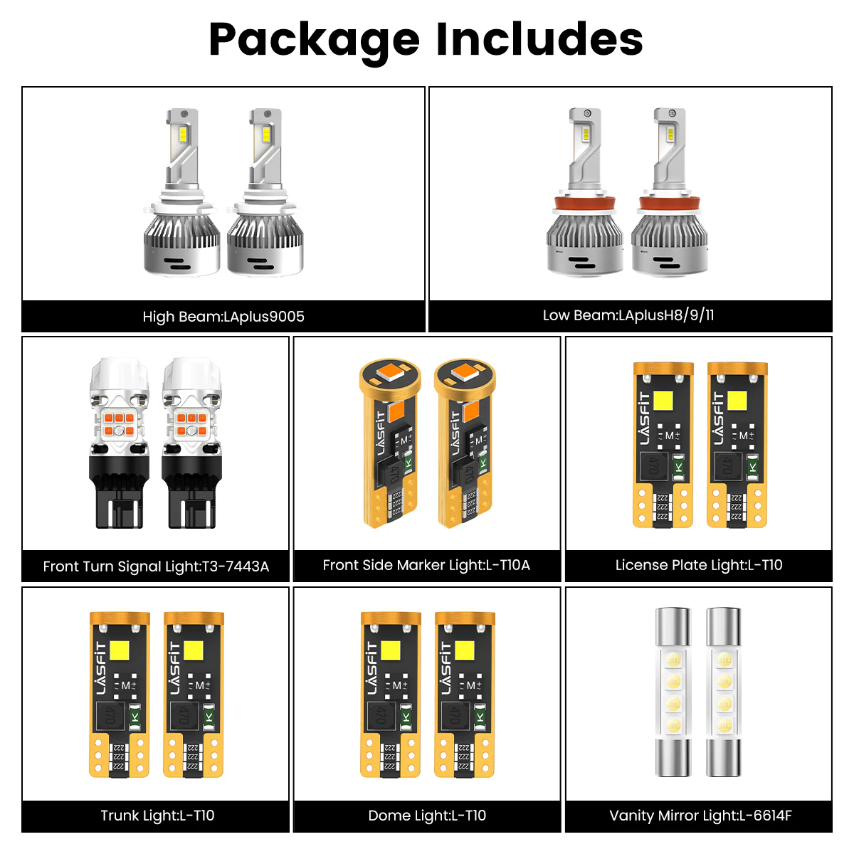 Fit for 2019-2025 Chevrolet Malibu LED Bulbs Upgrade | Tested and Verified - Image 59