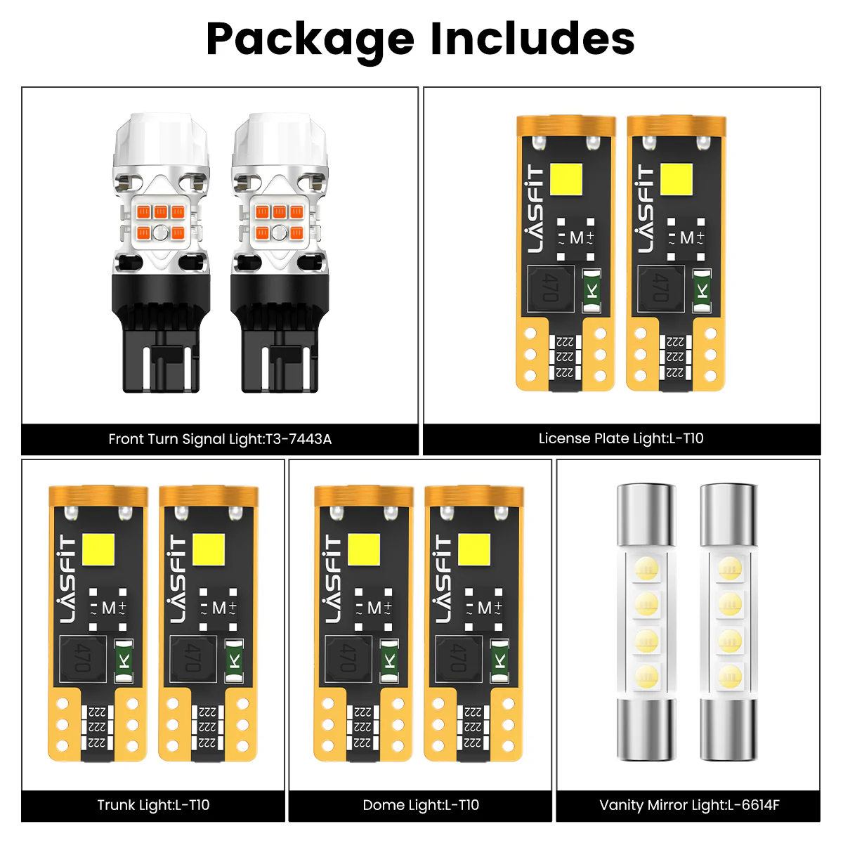 Fit for 2019-2025 Chevrolet Malibu LED Bulbs Upgrade | Tested and Verified - Image 64