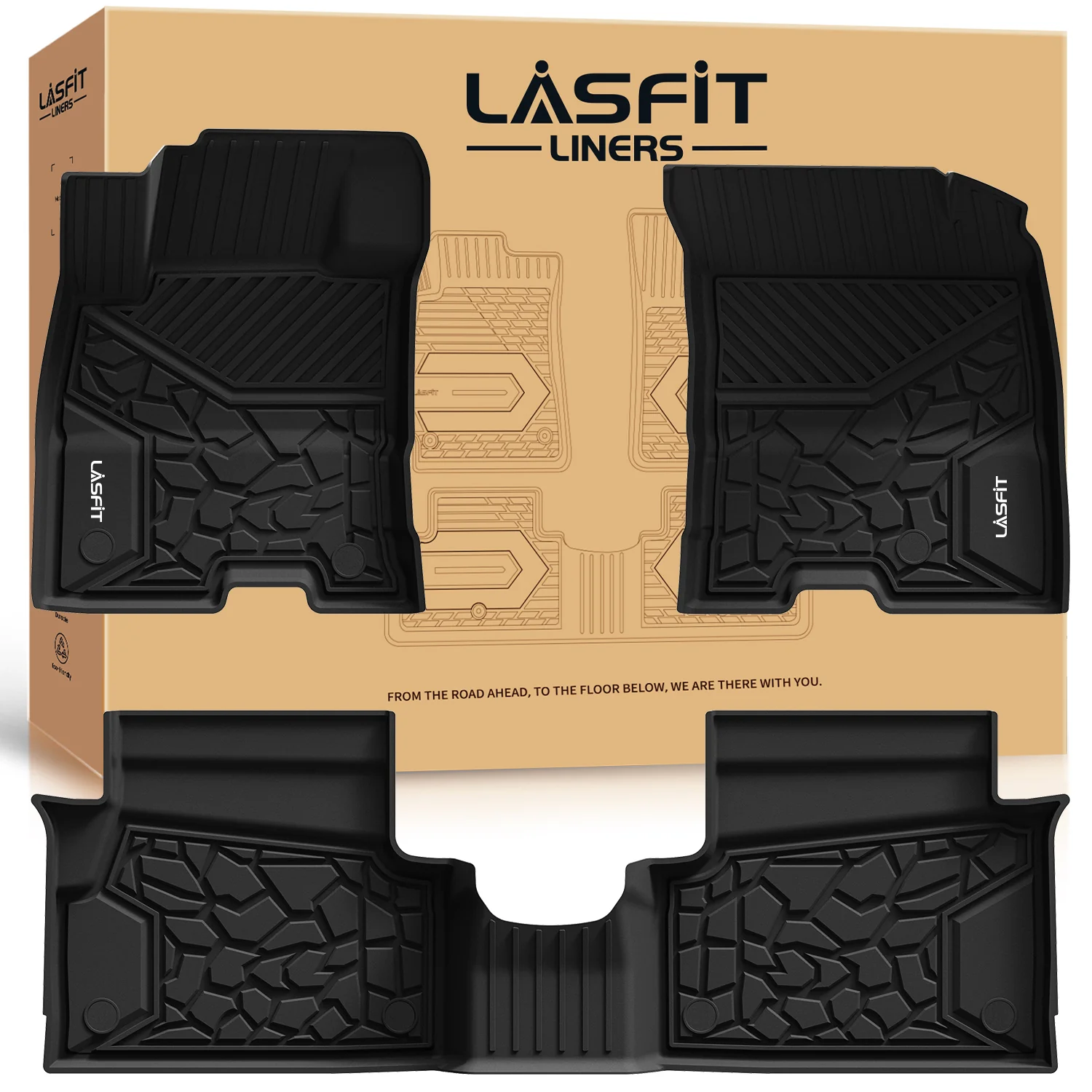 Fit for 2022-2026 Ford Maverick All-Weather TPE Floor Mats - Image 6
