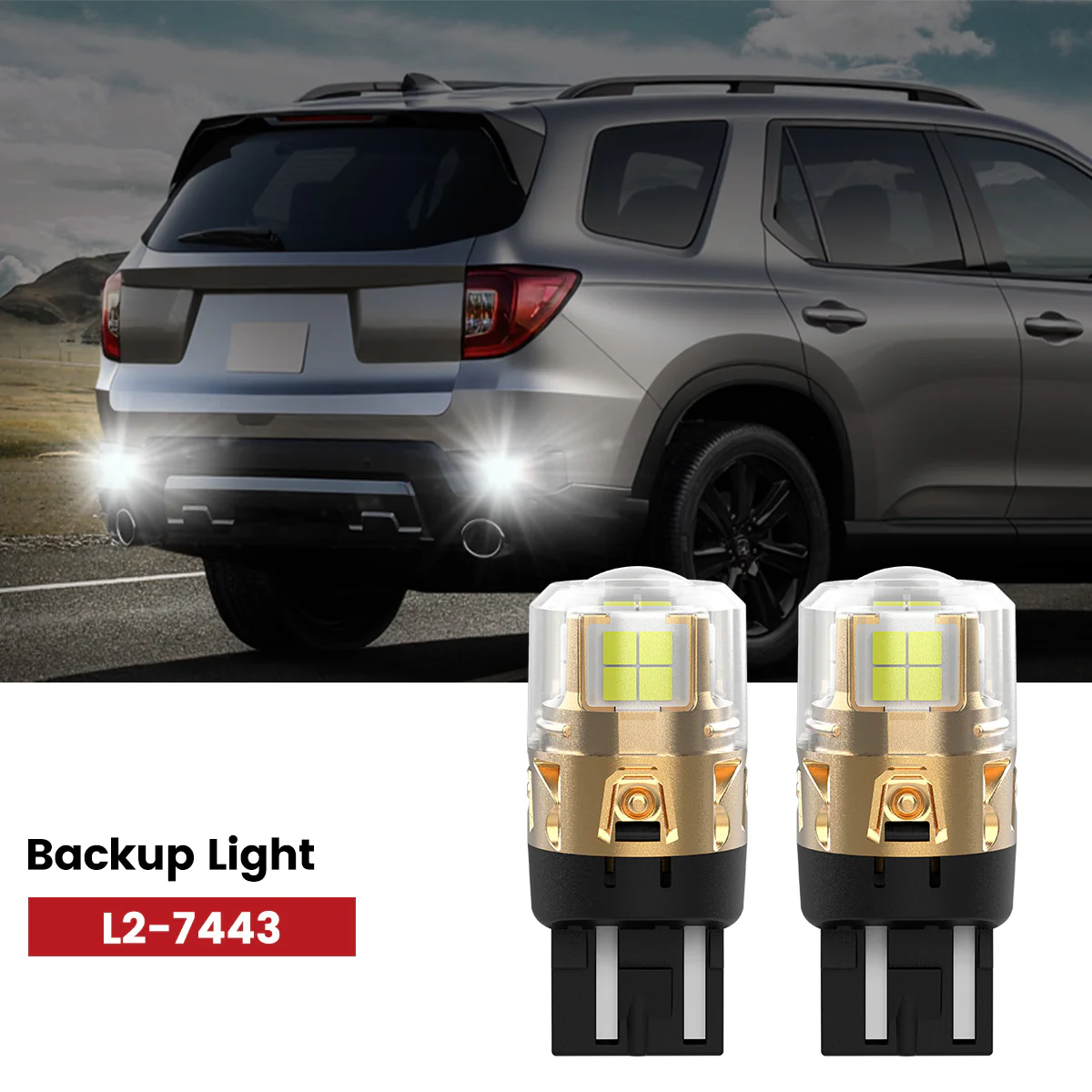 Fit for 2022-2025 Honda Passport The Brightest LED Bulbs Upgrade | Tested and Verified - Image 12